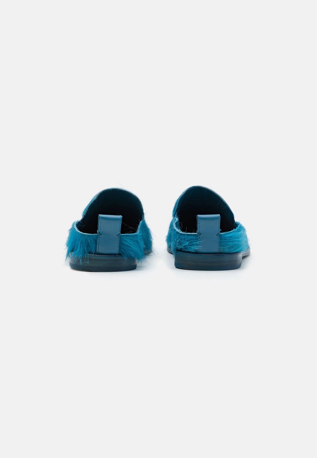 GCDS × Marni !DS! SS23 GCDS Fussbet Calf Hair Blue Cavallino Mules Clogs Size US 10 / EU 43 - 22 Thumbnail