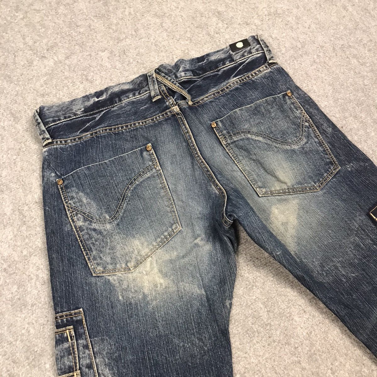 Japanese Brand BAGGY JEANS BLUE WAY JAPAN DENIM PANTS Size US 32 / EU 48 - 12 Thumbnail