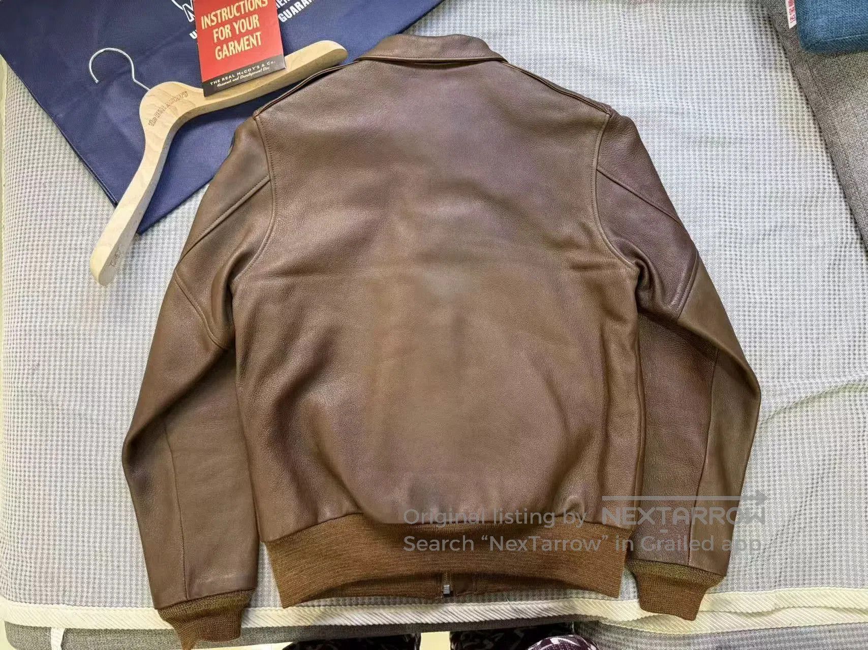 The Real McCoy's Real McCoy A2 Sheepskin Jacket. Size US XXS / EU 40 - 2 Thumbnail