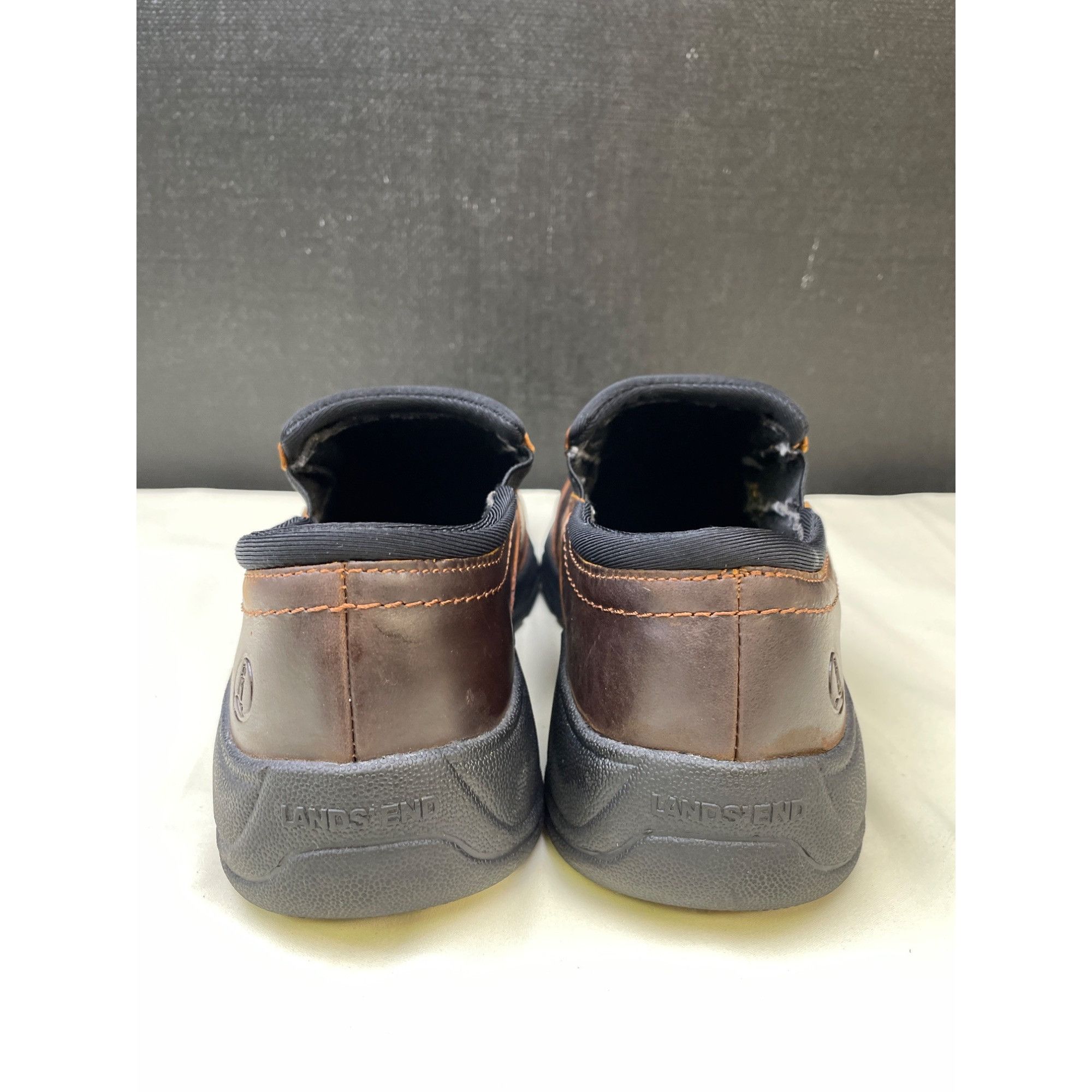 Lands' End Lands End Women's Leather Brown Comfort Slip on Shoes Size 9 Size US 9 / IT 39 - 5 Thumbnail