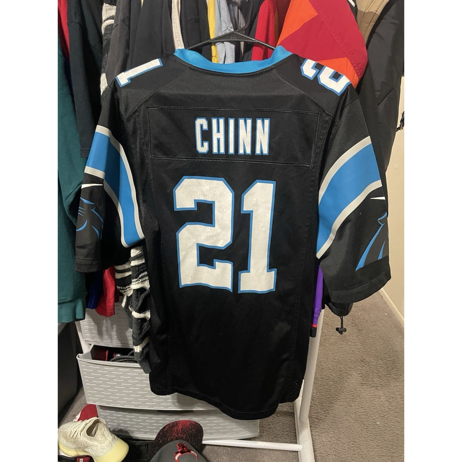 Nike Size S-Men's Jeremy Chinn #21 Carolina Panthers Nike Jersey Size US S / EU 44-46 / 1 - 2 Thumbnail