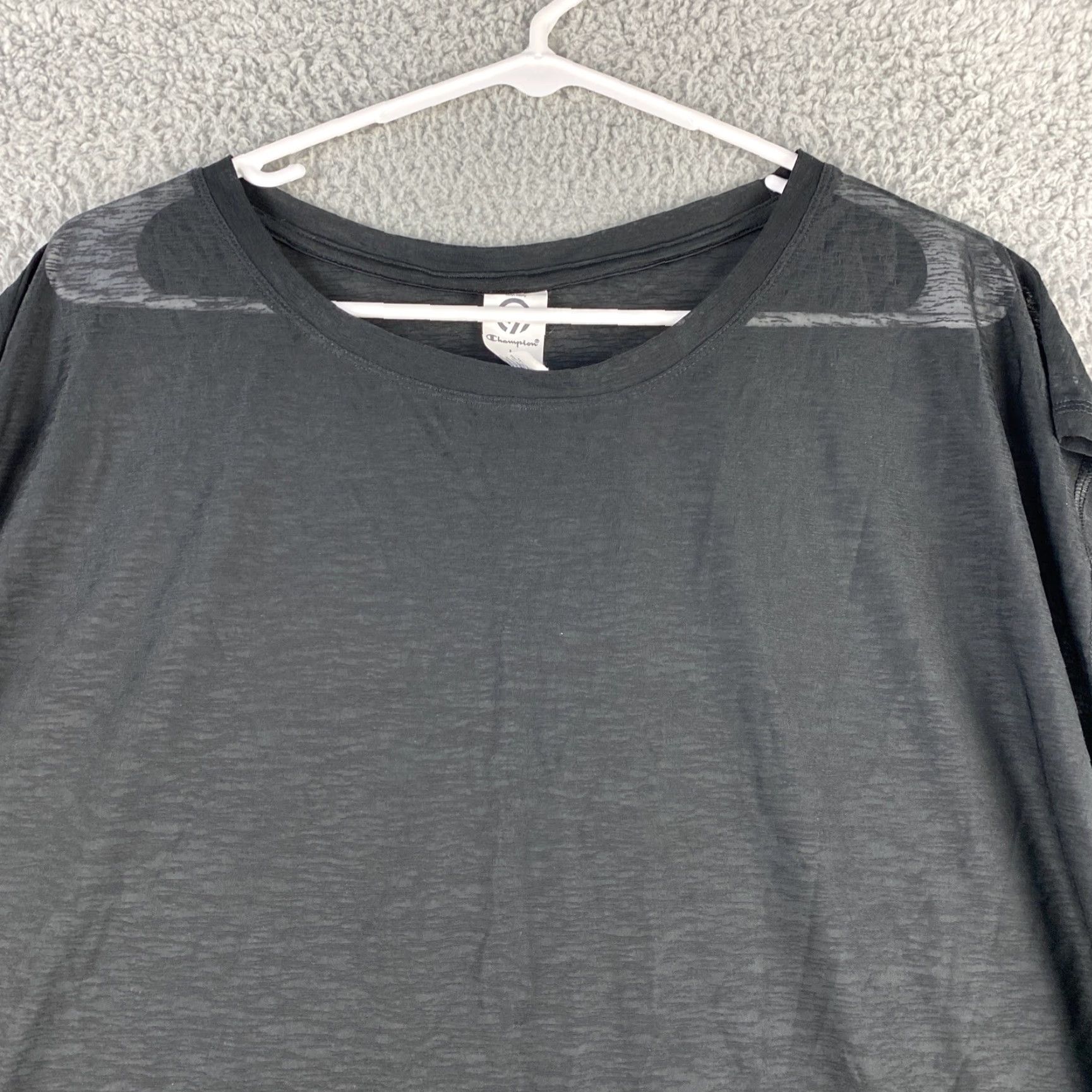 Reebok Reebok Shirt Women's Large Black Dri-Fit Running Short Sleeve Active 45-12 / Enduring Lightweight Breathable All Seasons Regular T-Shirt Pullover Size L / US 10 / IT 46 - 2 Thumbnail