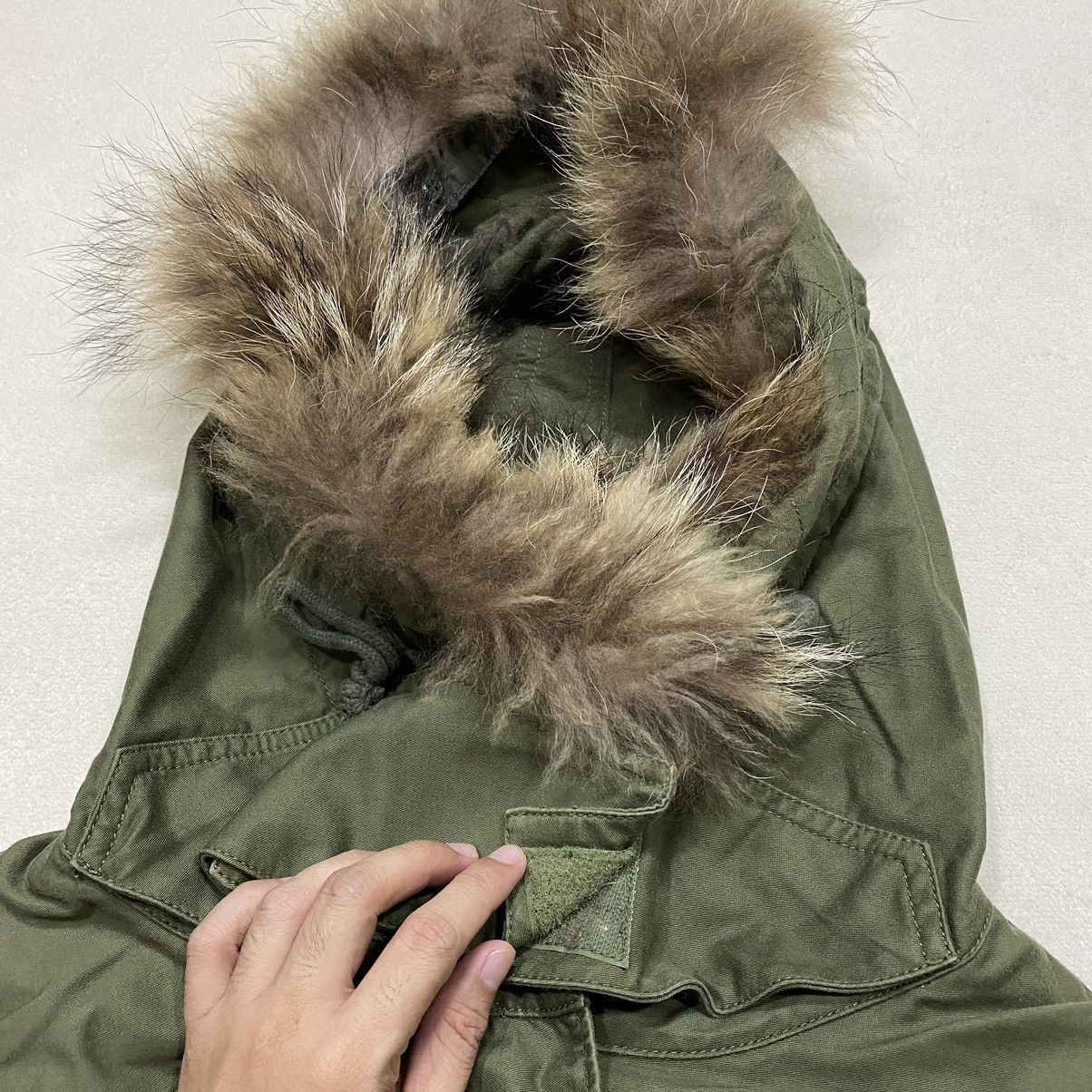 ADAM ET ROPE × Japanese Brand ADAM ET ROPE Racoon Fur Parka Jacket Size S / US 4 / IT 40 - 10 Thumbnail