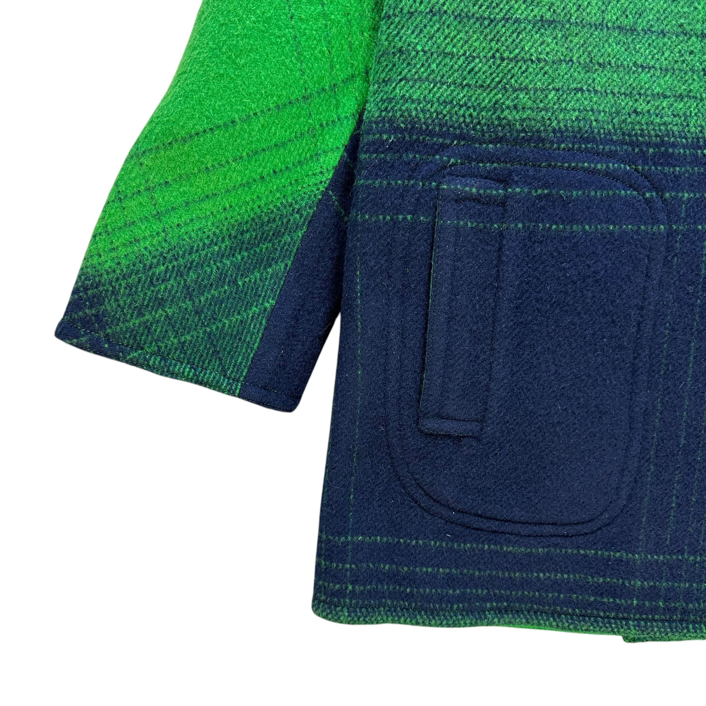 Japanese Brand NOBUO BOUTIQE Boho Wool Coat Jacket #A63-1523 Size M / US 6-8 / IT 42-44 - 4 Thumbnail