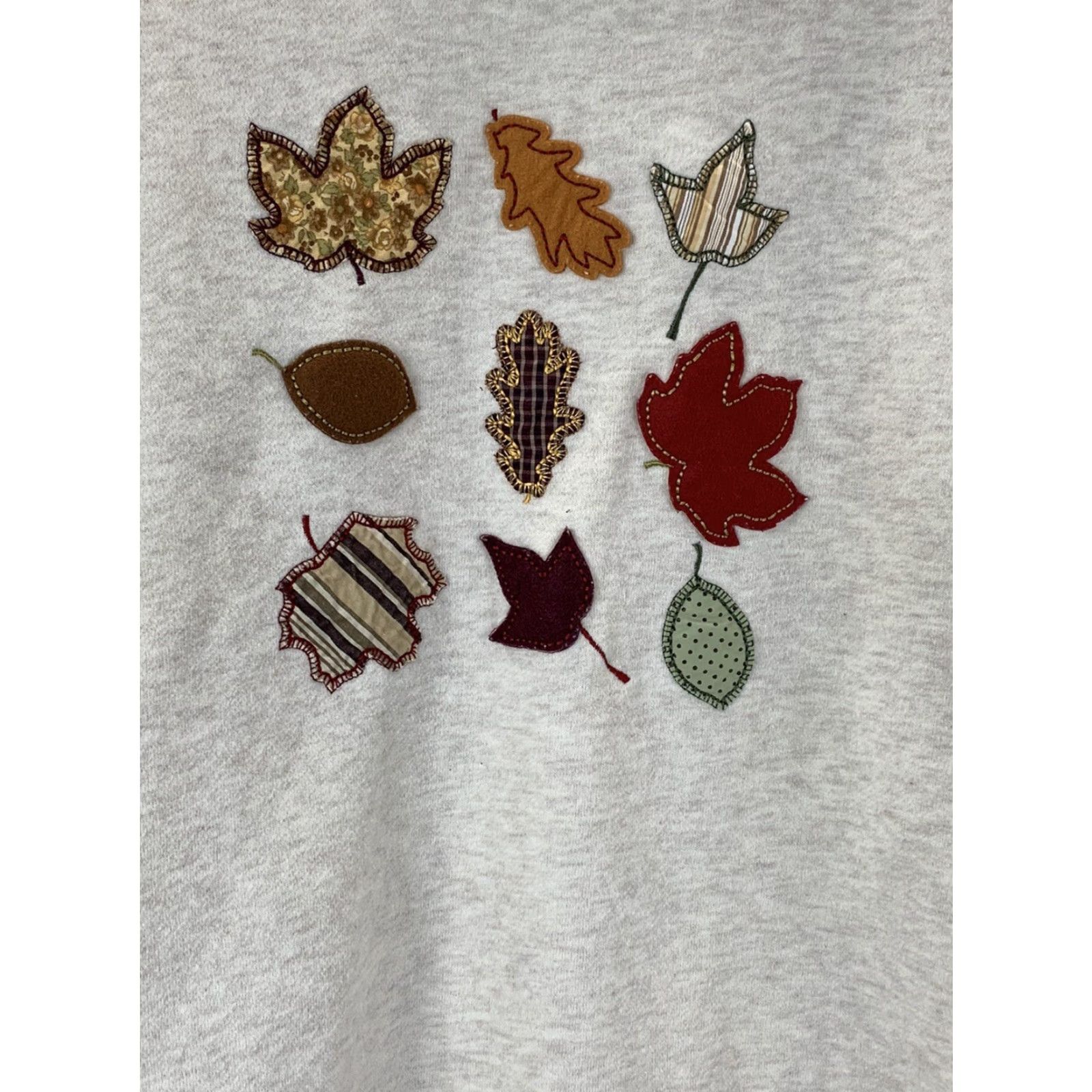 Vintage Field Gear Woman Pullover 2XL Autumn Gray Crew Neck Long Sleeve Casual Sweatshirt Sweater 90s Nature Outdoor Embroidered Cotton Blend Size XXL / US 16-18 / IT 52-54 - 2 Thumbnail