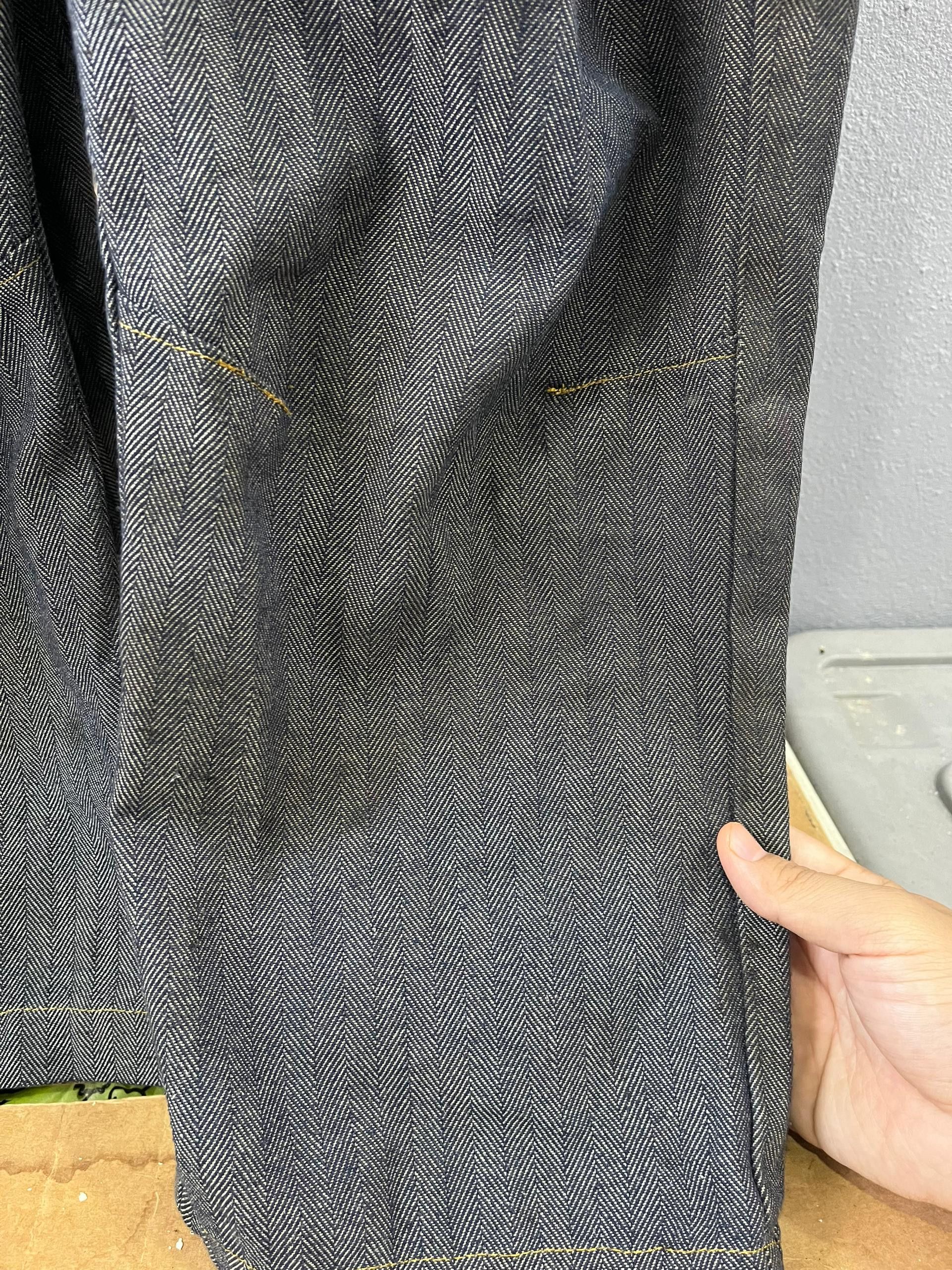 Japanese Brand Zack Styles Gold Herringbone Denim Coverall Size US S / EU 44-46 / 1 - 8 Thumbnail