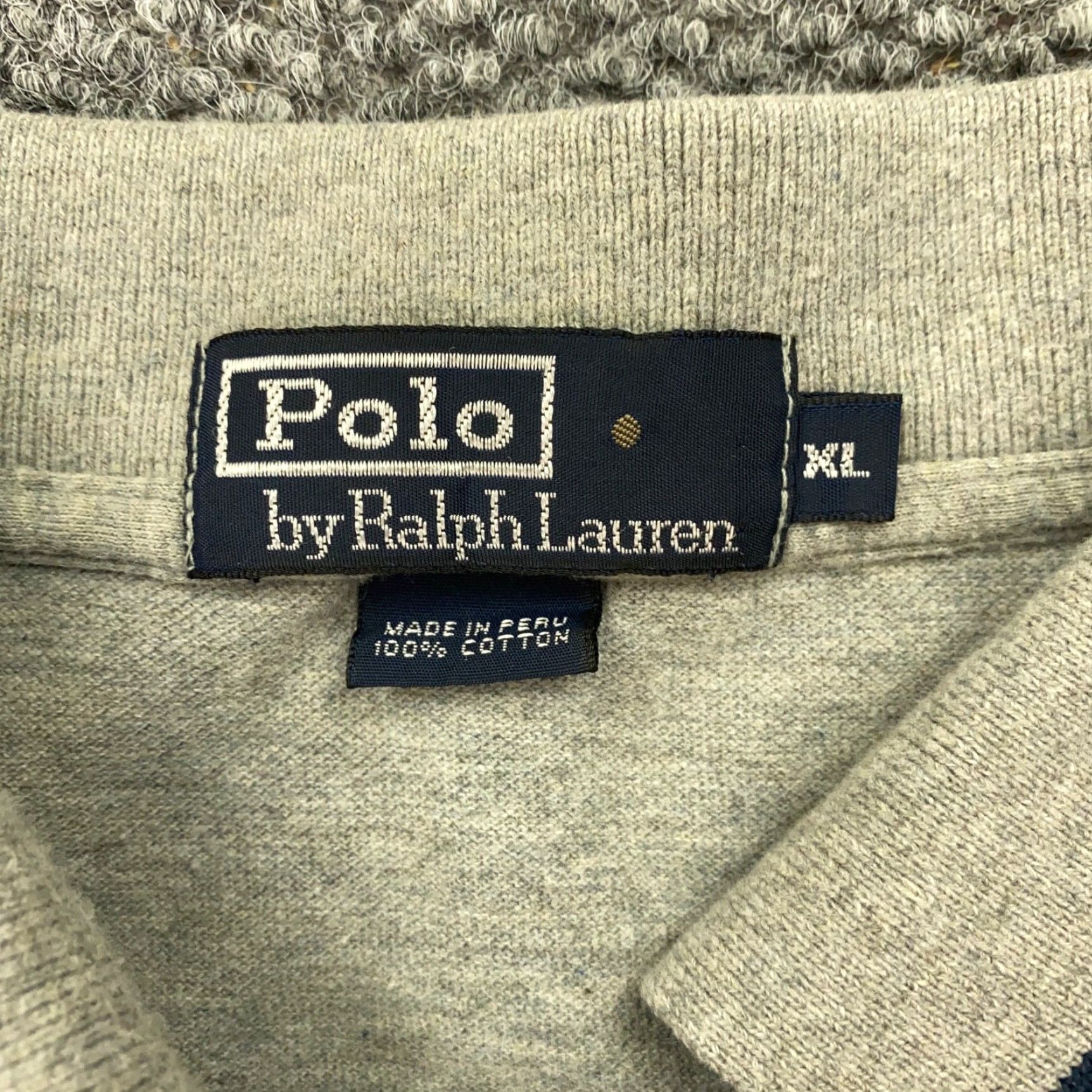 Polo Ralph Lauren VINTAGE Polo Ralph Lauren Polo Shirt Mens XL Gray Pony Pocket Preppy Size US XL / EU 56 / 4 - 4 Thumbnail