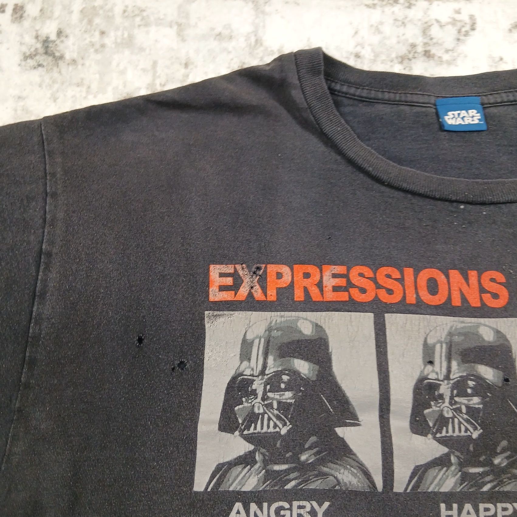 Star Wars VINTAGE Star Wars Darth Vader T Shirt Mens XL Regular Black Destressed Y2K Size US XL / EU 56 / 4 - 6 Thumbnail