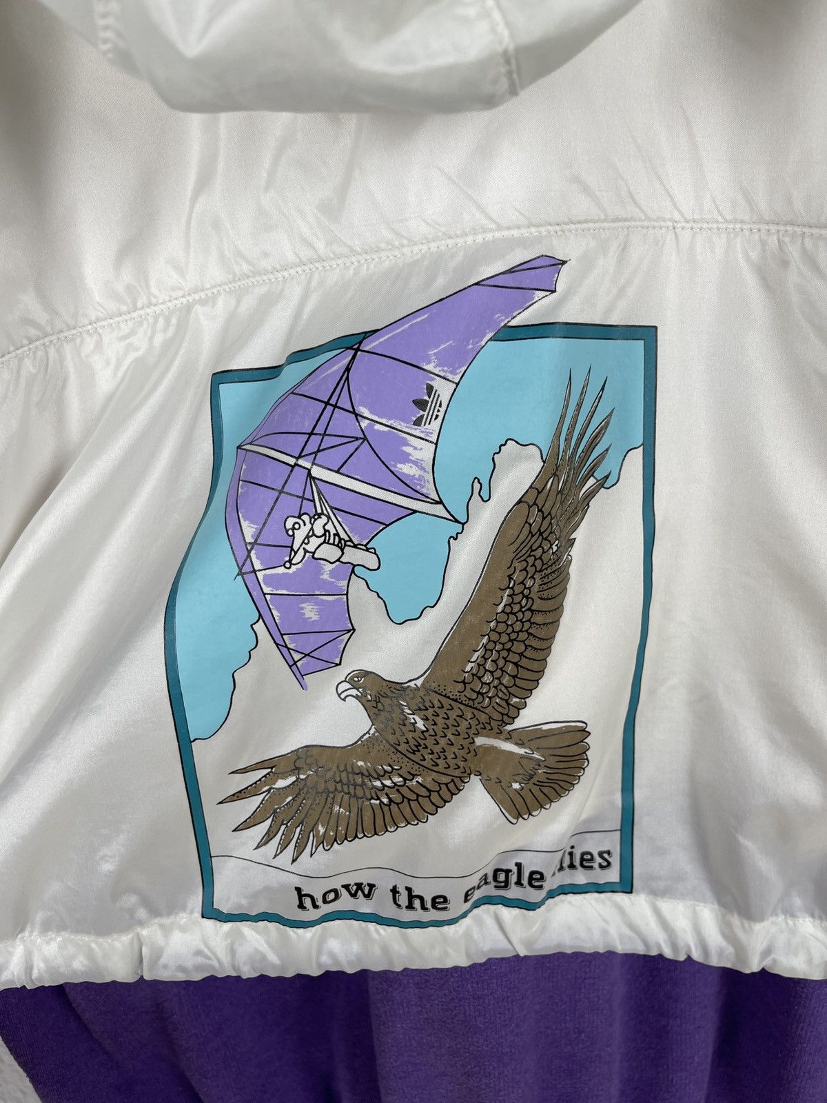 Adidas Adidas Hang Glider vintage 90s how the eagle flies anorak Size US S / EU 44-46 / 1 - 17 Thumbnail