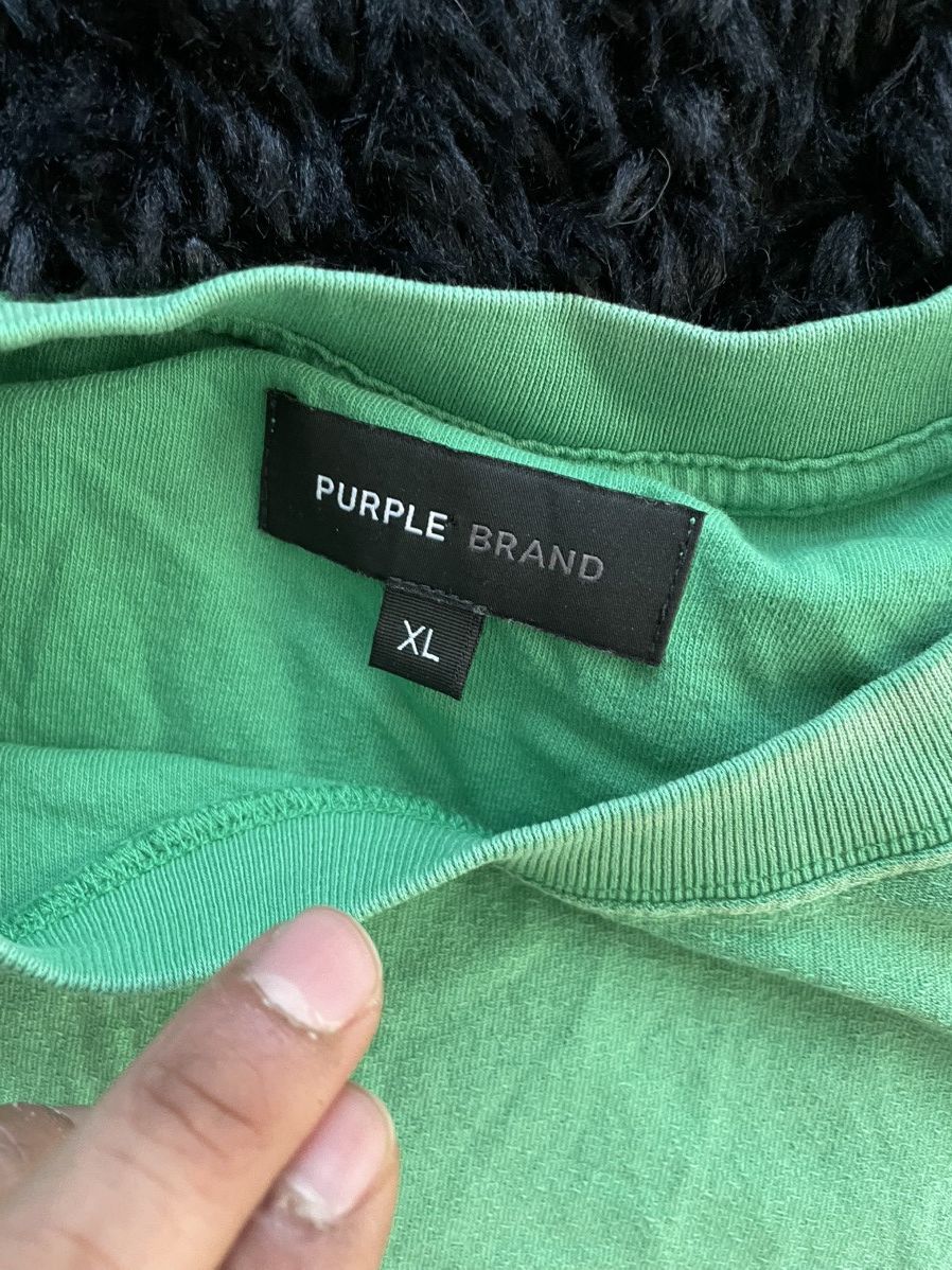 Purple Brand Purple Brand Green Tee Size US XL / EU 56 / 4 - 3 Thumbnail