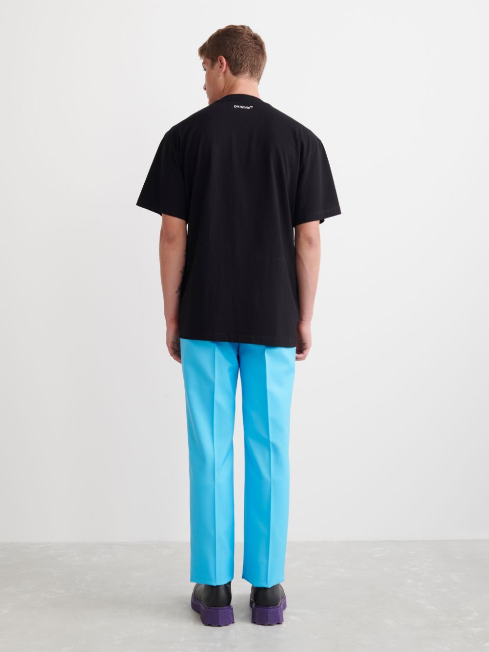 Off-White Black Mona Lisa Logo Oversized T-shirt Size US XS / EU 42 / 0 - 4 Thumbnail