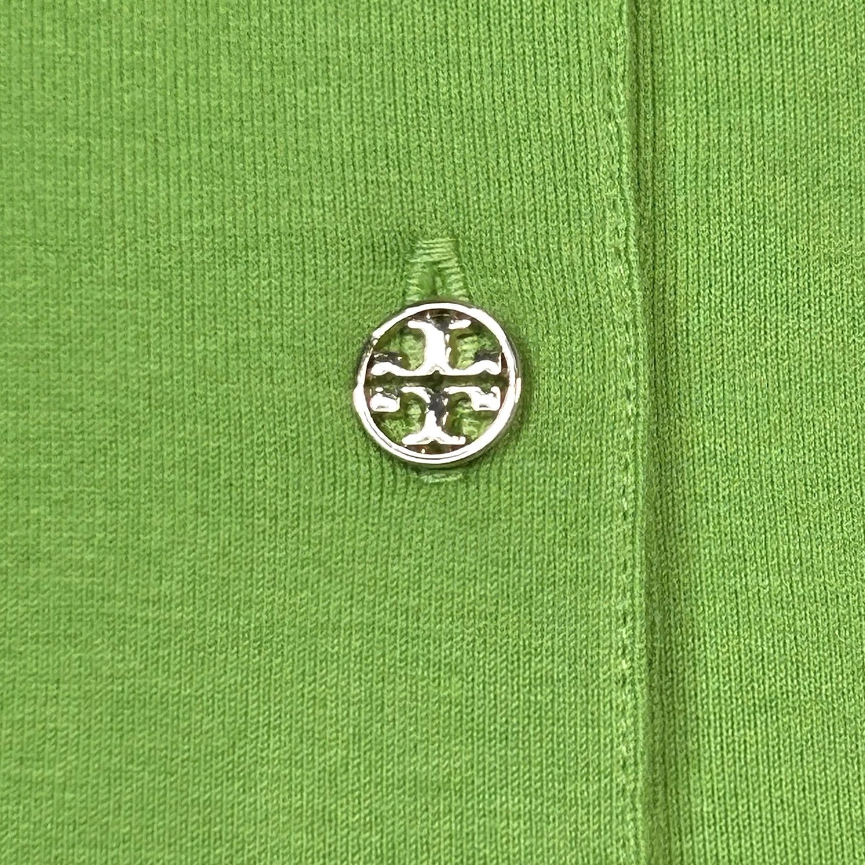 Tory Burch Tory Burch Sport The Masters Green Polo Shirt Gold Buttons Size M NEW Exclusive Polo Shirt Womens Regular Green Gold Button Sports Theme Size M / US 6-8 / IT 42-44 - 7 Thumbnail