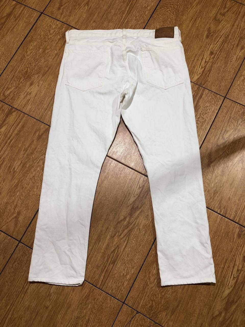 Polo Ralph Lauren vintage Denim pants white logo Polo Ralph Lauren jeans Y2K Size US 36 / EU 52 - 21 Thumbnail