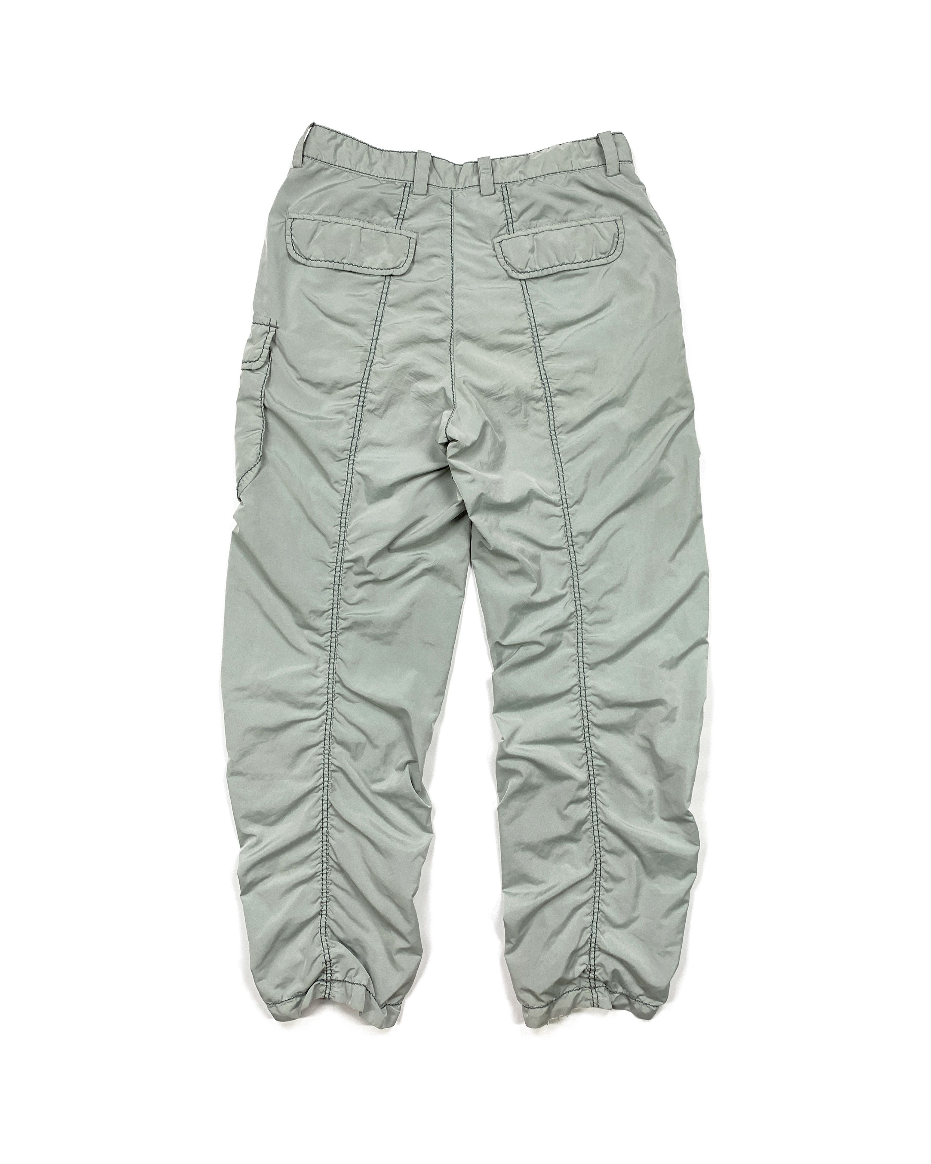 Issey Miyake 1996 Cinchable / Parachute Nylon Cargo Pants Size US 31 - 3 Thumbnail