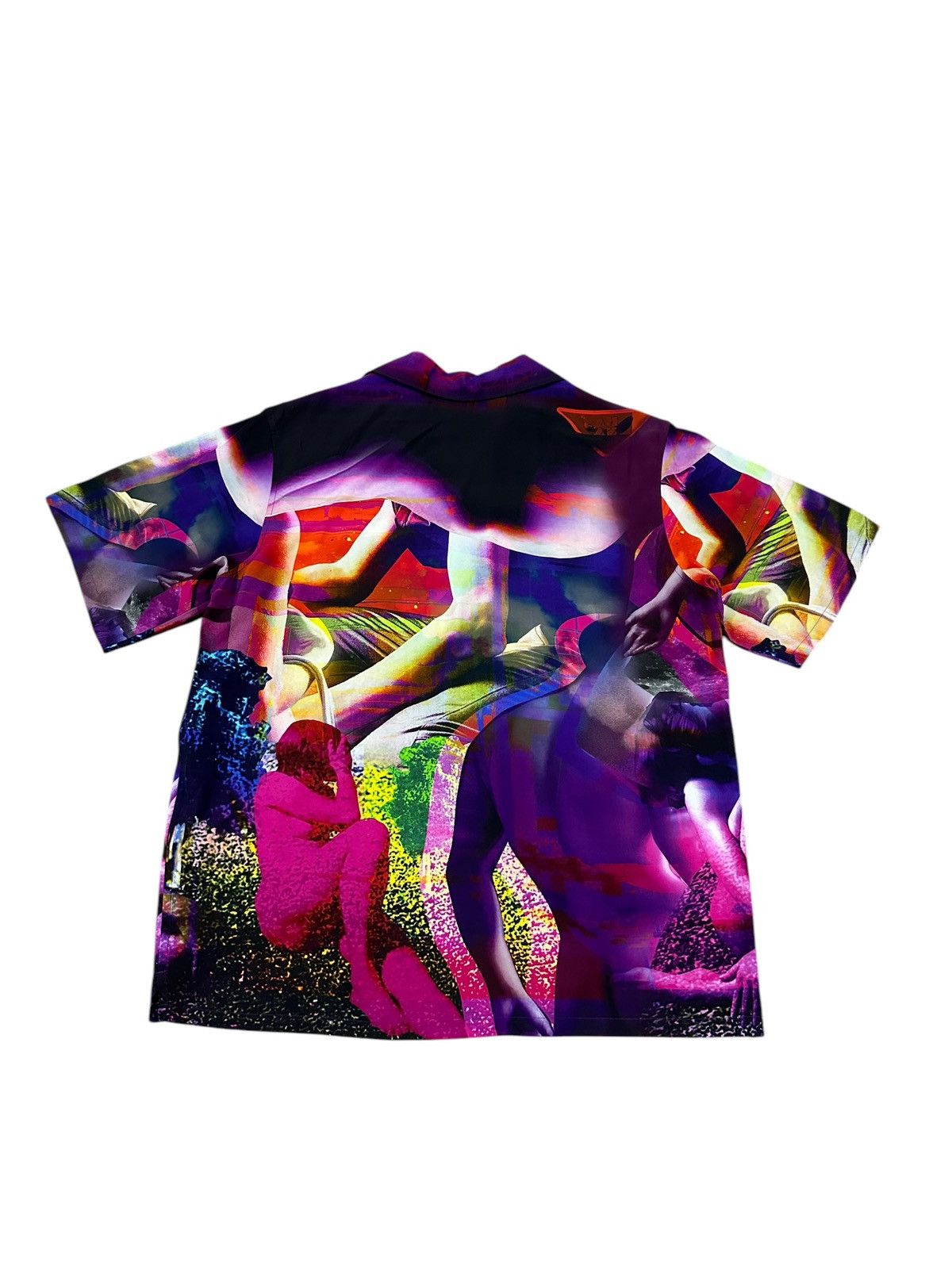 Prada Prada SS2019 Psychedelic Silk Bowling Shirt Size US M / EU 48-50 / 2 - 4 Thumbnail