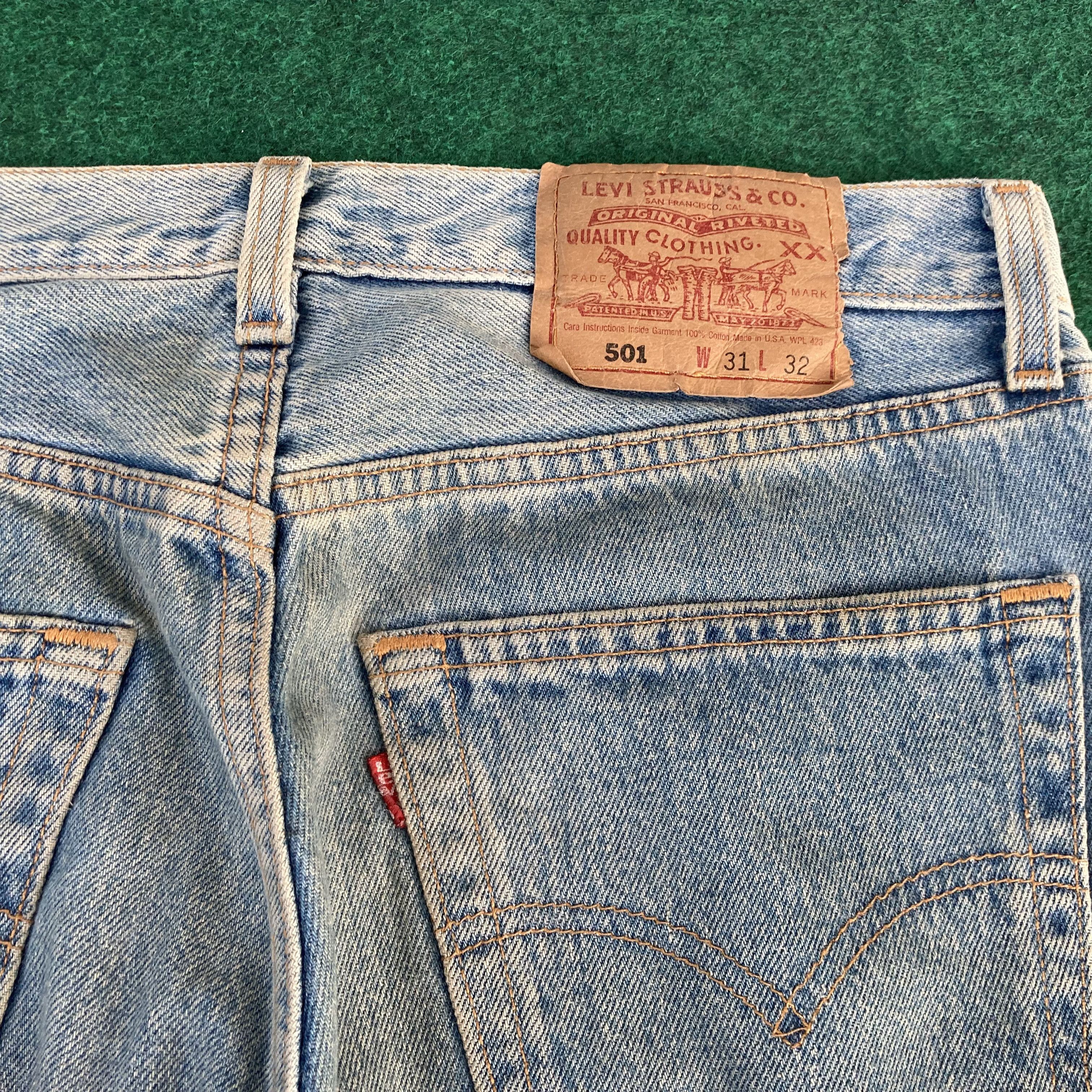Levi's 30x12.5 Vintage Levis 501 Short Sz 30 Jorts Jeans Size US 30 / EU 46 - 10 Thumbnail