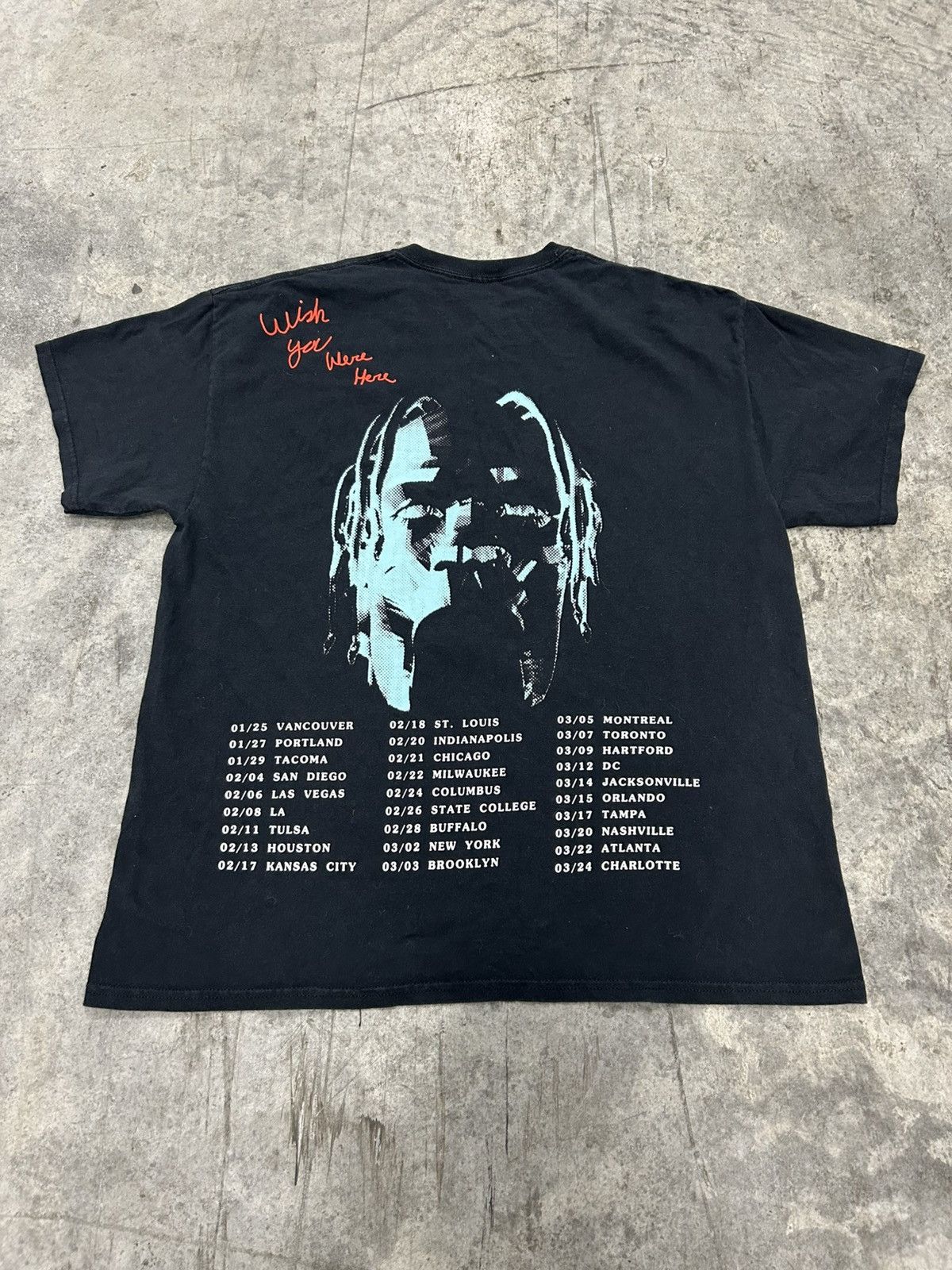 Travis Scott Travis Scott astroworld tour t shirt Size US L / EU 52-54 / 3 - 1 Thumbnail