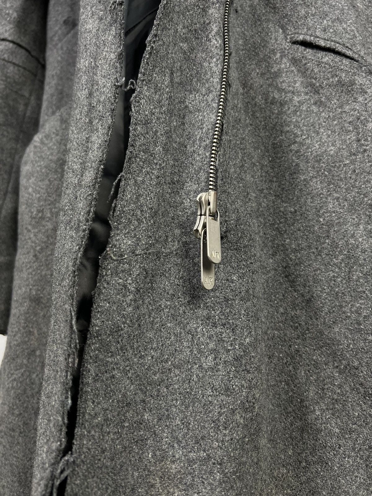 Armani Vintage Armani Exchange Wool Trench Coat Jacket Size M - L Size L / US 10 / IT 46 - 10 Thumbnail