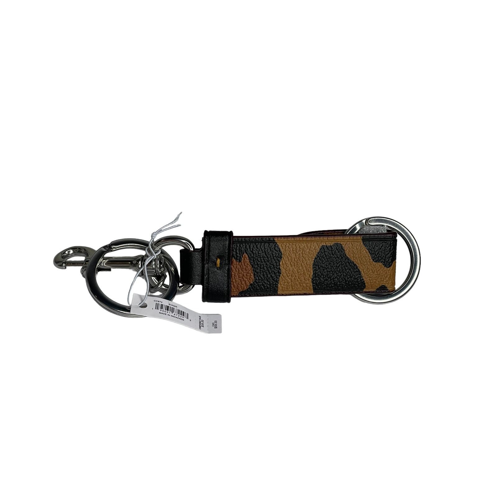 Coach Coach Trigger Snap Bag Charm Keychain With Leopard Print Size ONE SIZE - 3 Thumbnail