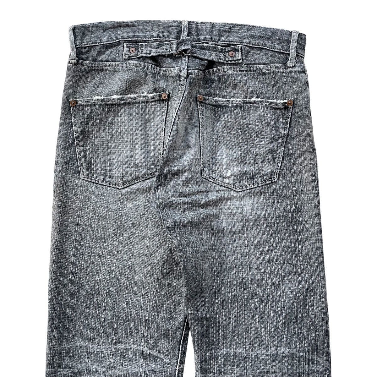Uniqlo Vintage Uniqlo - Buckle Back Distressed Jeans Size US 30 / EU 46 - 13 Thumbnail