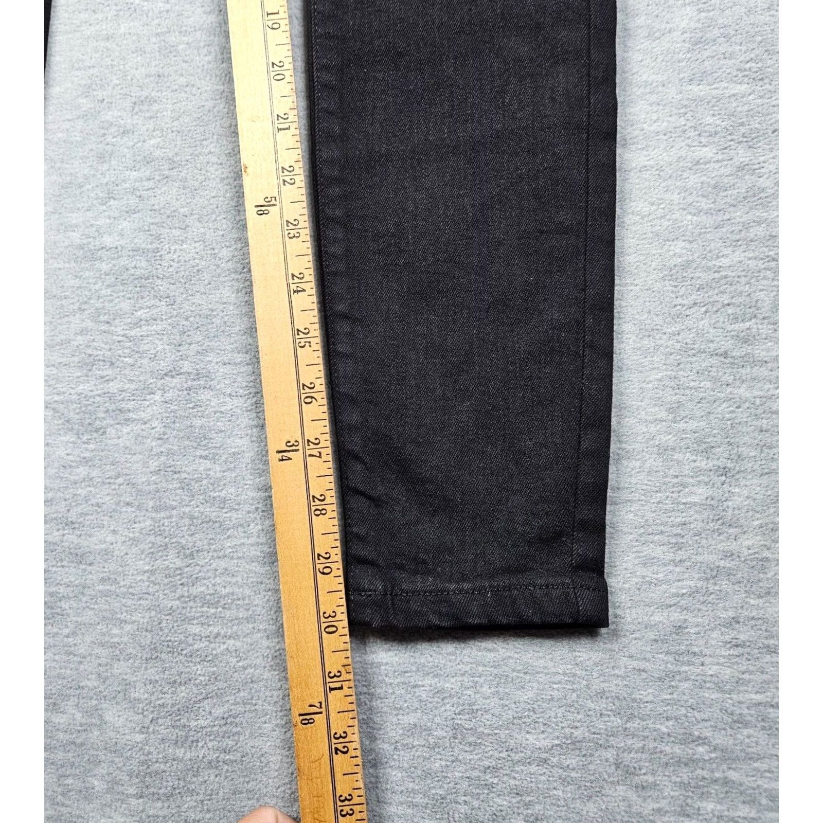 Everlane EVERLANE Women's Black Authentic Stretch High-Rise Skinny Jeans Size 25 NEW Jeans Womens Black 25 Skinny Size 42" / US 20 - 6 Thumbnail