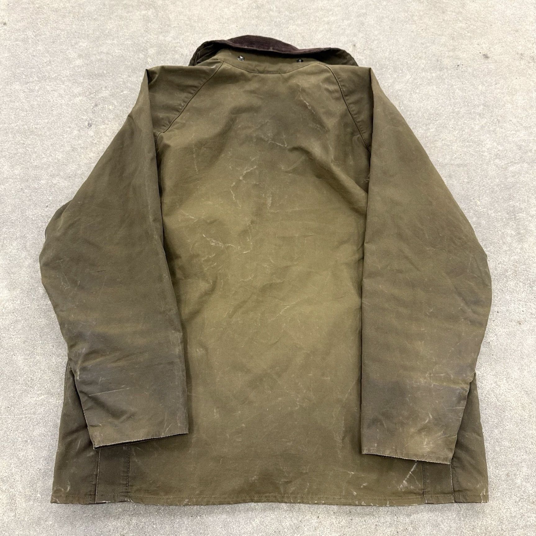 Barbour Barbour Waxed Jacket Green Bedale Solid L Outdoor Pockets Mens Regular Long Sleeve Size US L / EU 52-54 / 3 - 2 Thumbnail