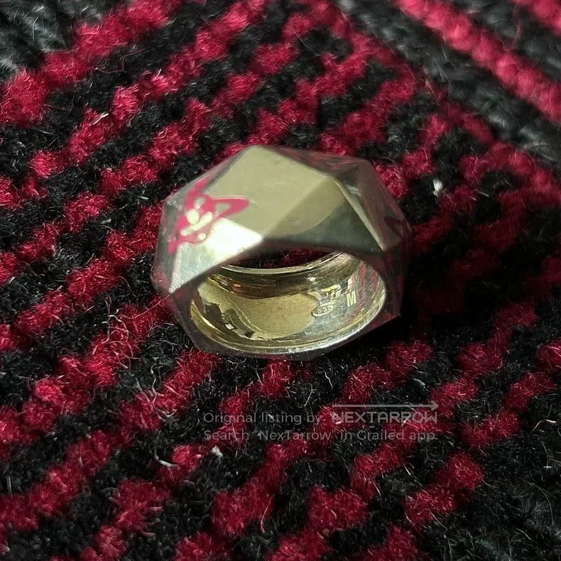 Vivienne Westwood Vivienne Westwood Saturn Screw Post Ring Size ONE SIZE - 4 Thumbnail