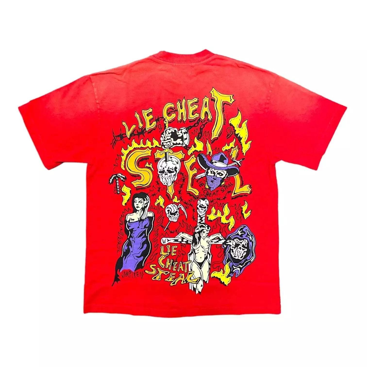 Warren Lotas Lie Cheat Steal T-Shirt Size US XL / EU 56 / 4 - 2 Thumbnail