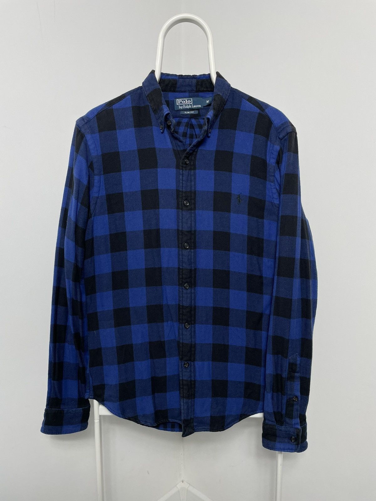 Polo Ralph Lauren × Vintage VINTAGE POLO RALPH LAUREN FLANNEL BUTTON UP SHIRT XL Size US M / EU 48-50 / 2 - 1 Thumbnail
