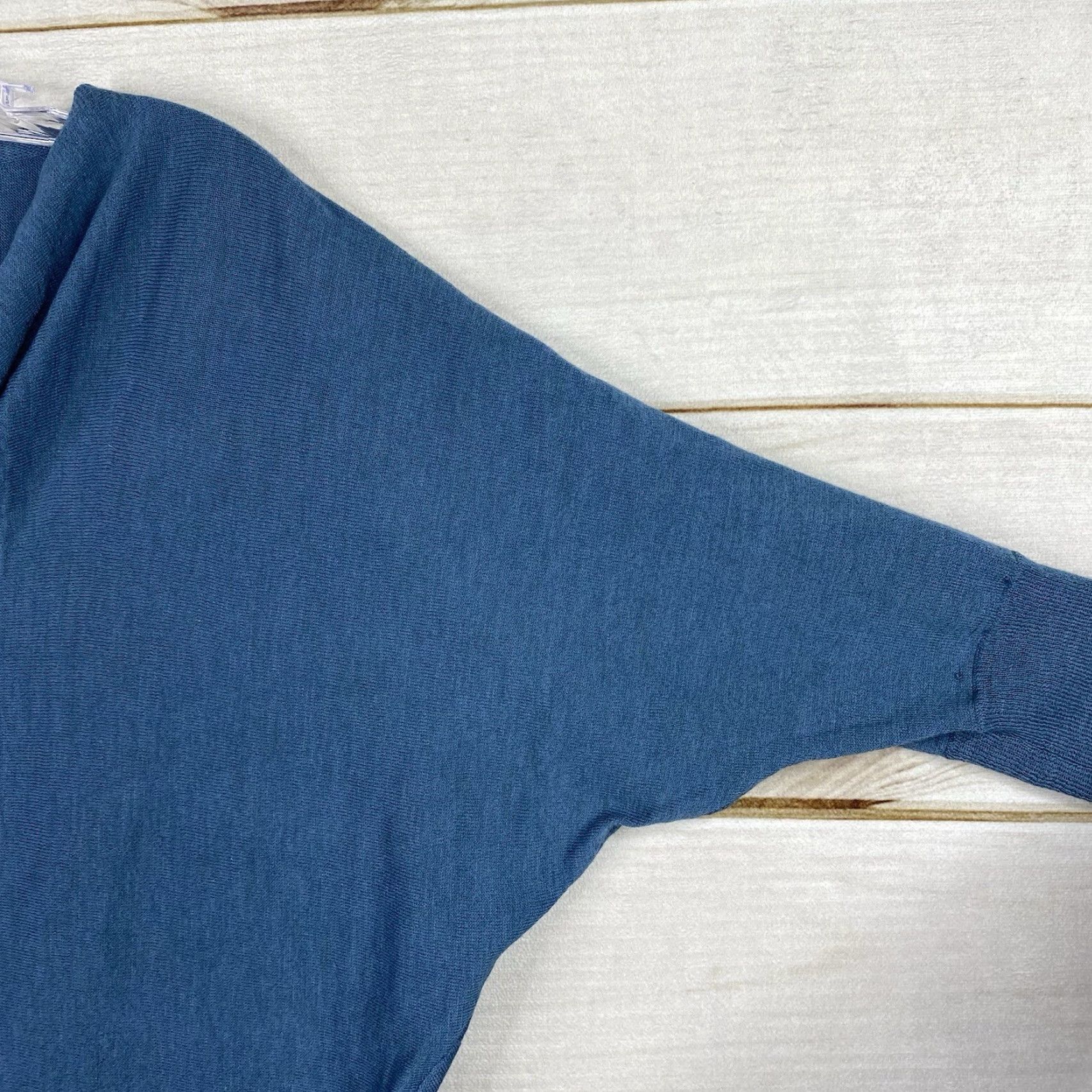 Eileen Fisher Eileen Fisher Womens XS Wool Sweater Dolman Sleeve Slouch Neck Lightweight Size XS / US 0-2 / IT 36-38 - 2 Thumbnail