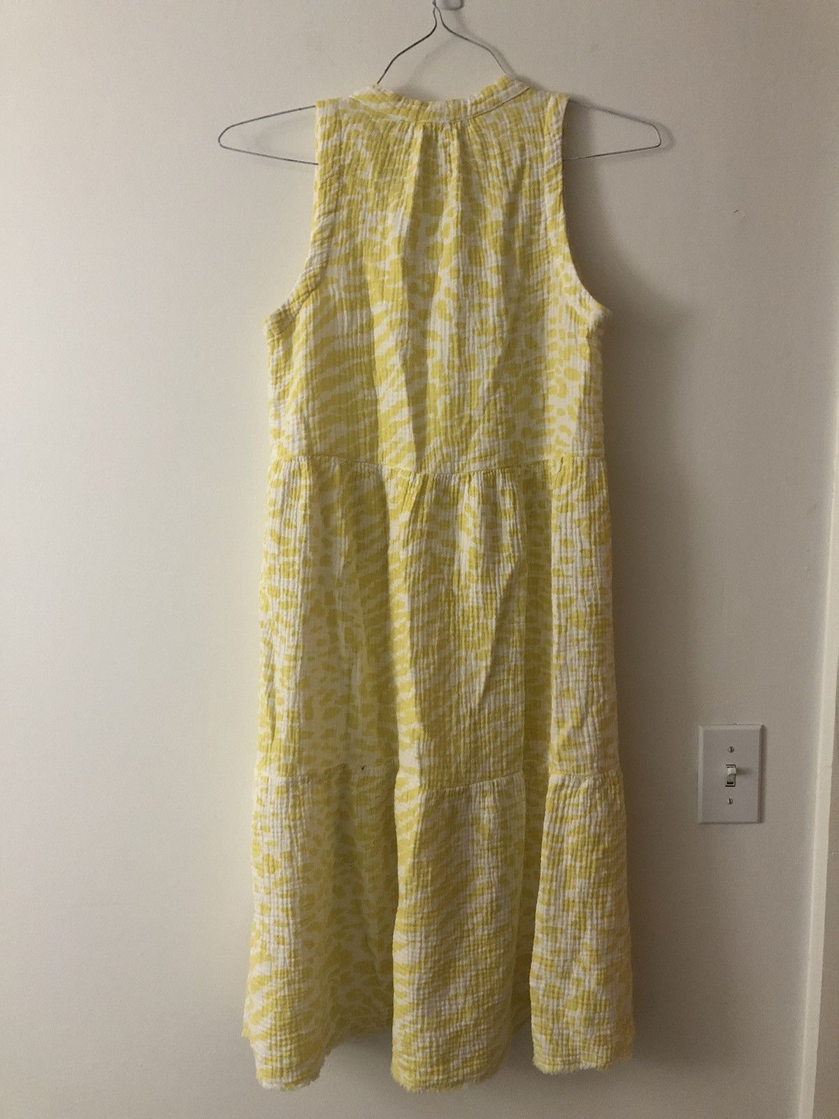 Nation LTD Nation LTD Nadie Tiered Tank Midi Dress Wild Print Yellow XS Size XS / US 0-2 / IT 36-38 - 10 Thumbnail