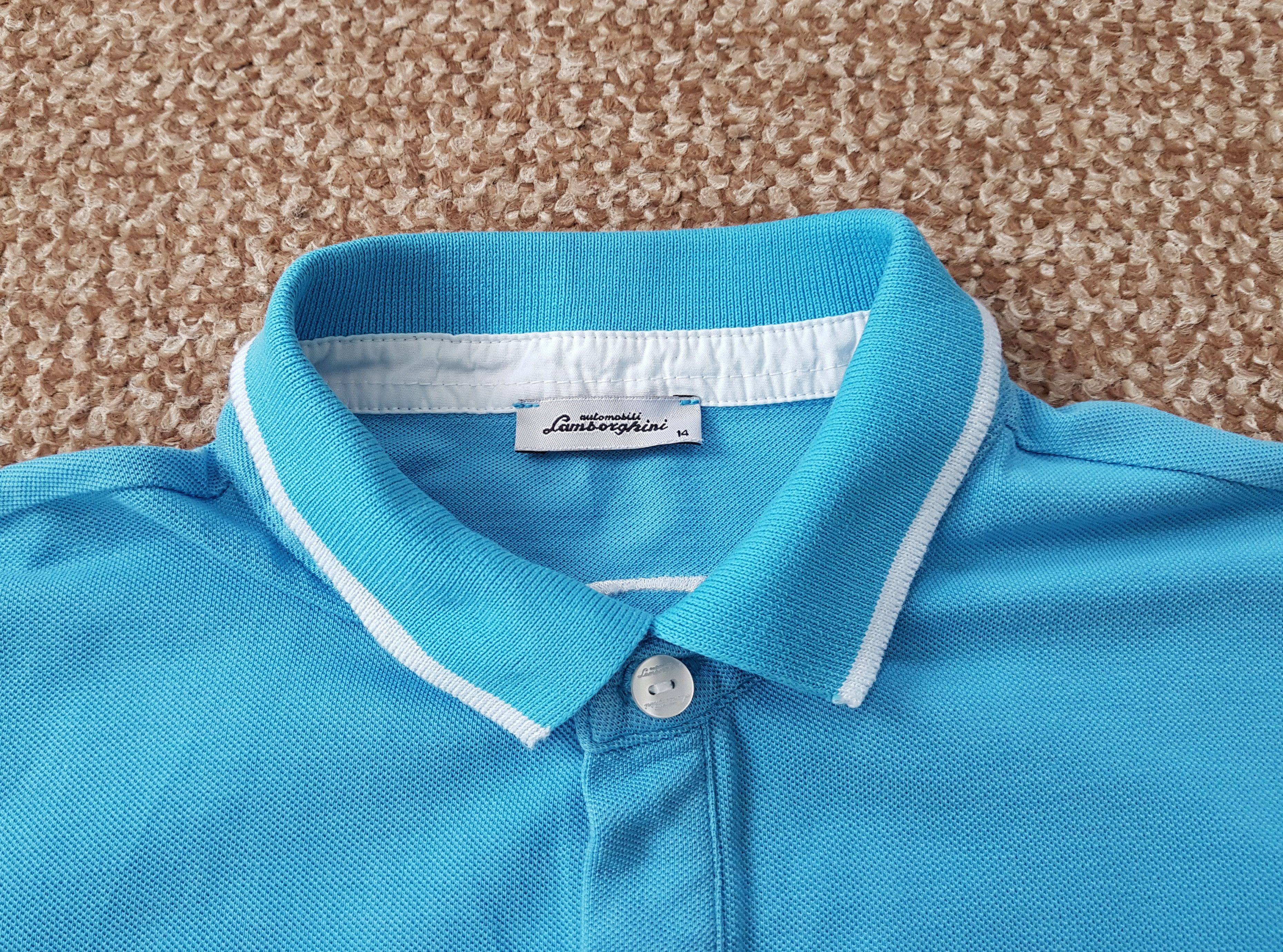 Lamborghini Lamborghini Men's Boys Polo Big Logo Shirt sz 14y Size US S / EU 44-46 / 1 - 5 Thumbnail
