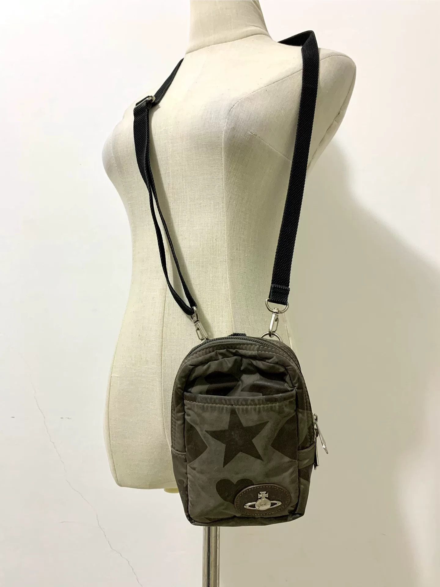 Vivienne Westwood Vivienne Westwood Nylon Star Heart Crossbody Bag Size ONE SIZE - 1 Thumbnail