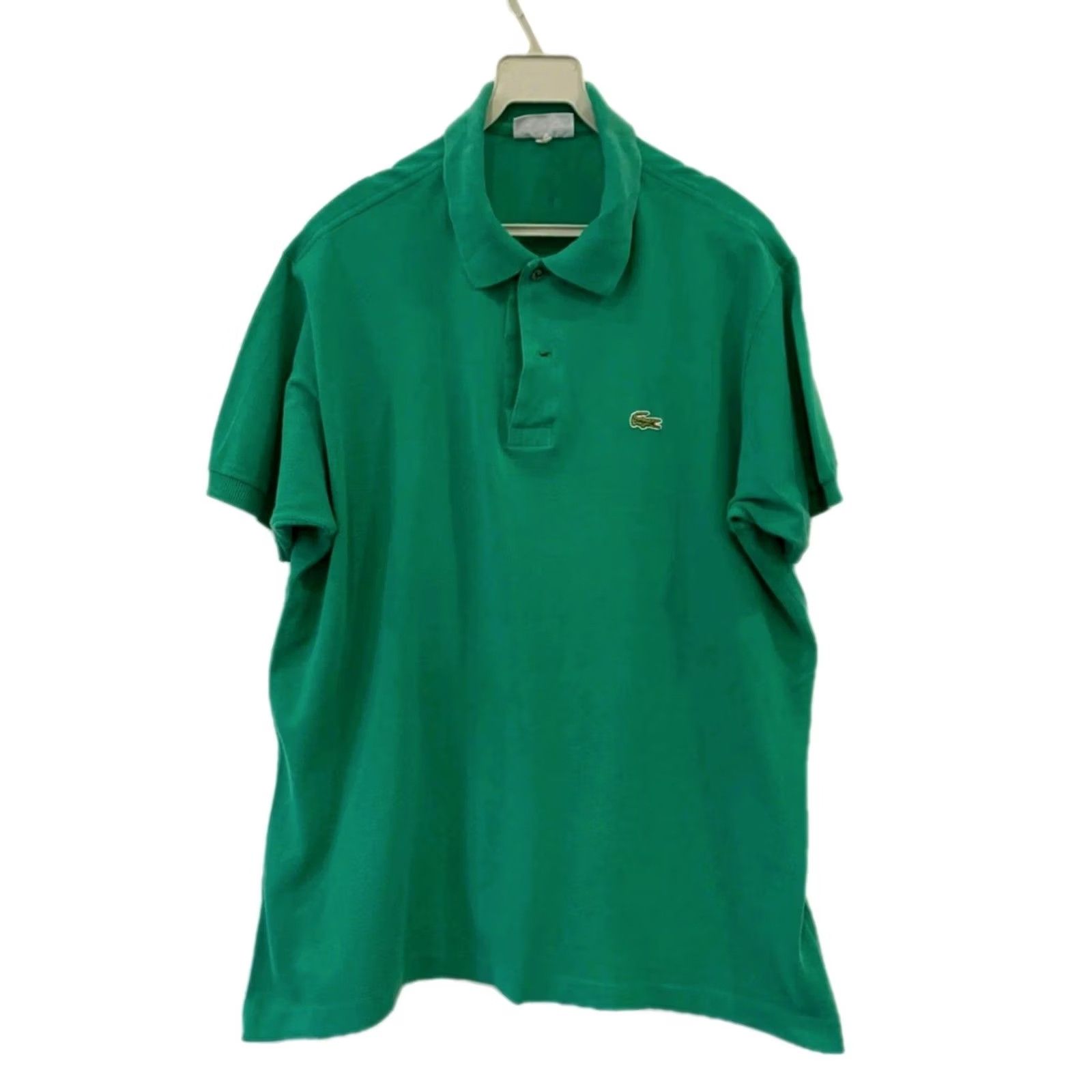 Lacoste VINTAGE Lacoste Polo Shirt XL Green Men 1980s 1990s Devanlay Made in France Chemise Lacoste 100% Cotton Polo Size US XL / EU 56 / 4 - 2 Thumbnail