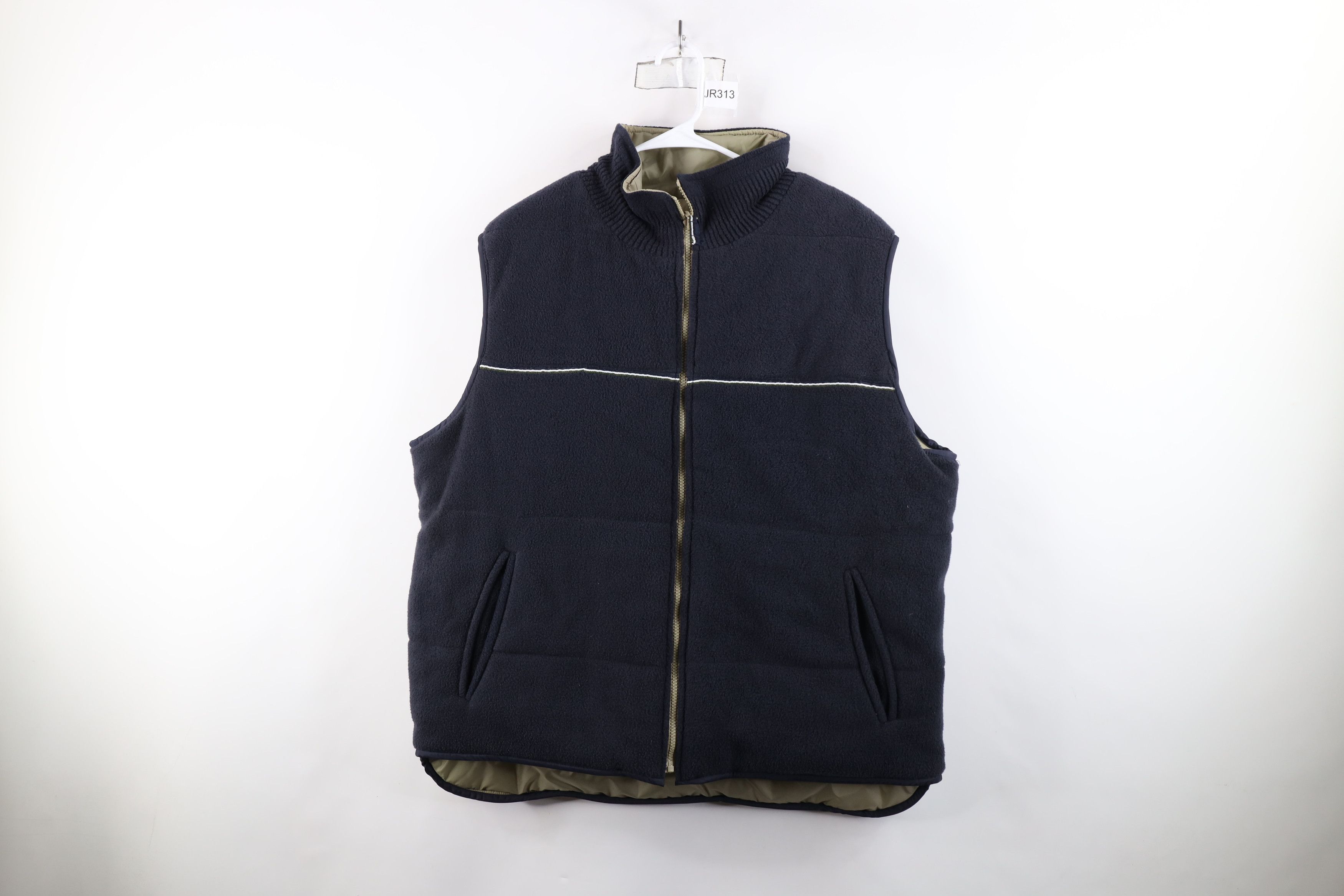 Vintage Vintage 90s Y2K Streetwear Reversible Puffer Vest Jacket Size US XL / EU 56 / 4 - 1 Thumbnail