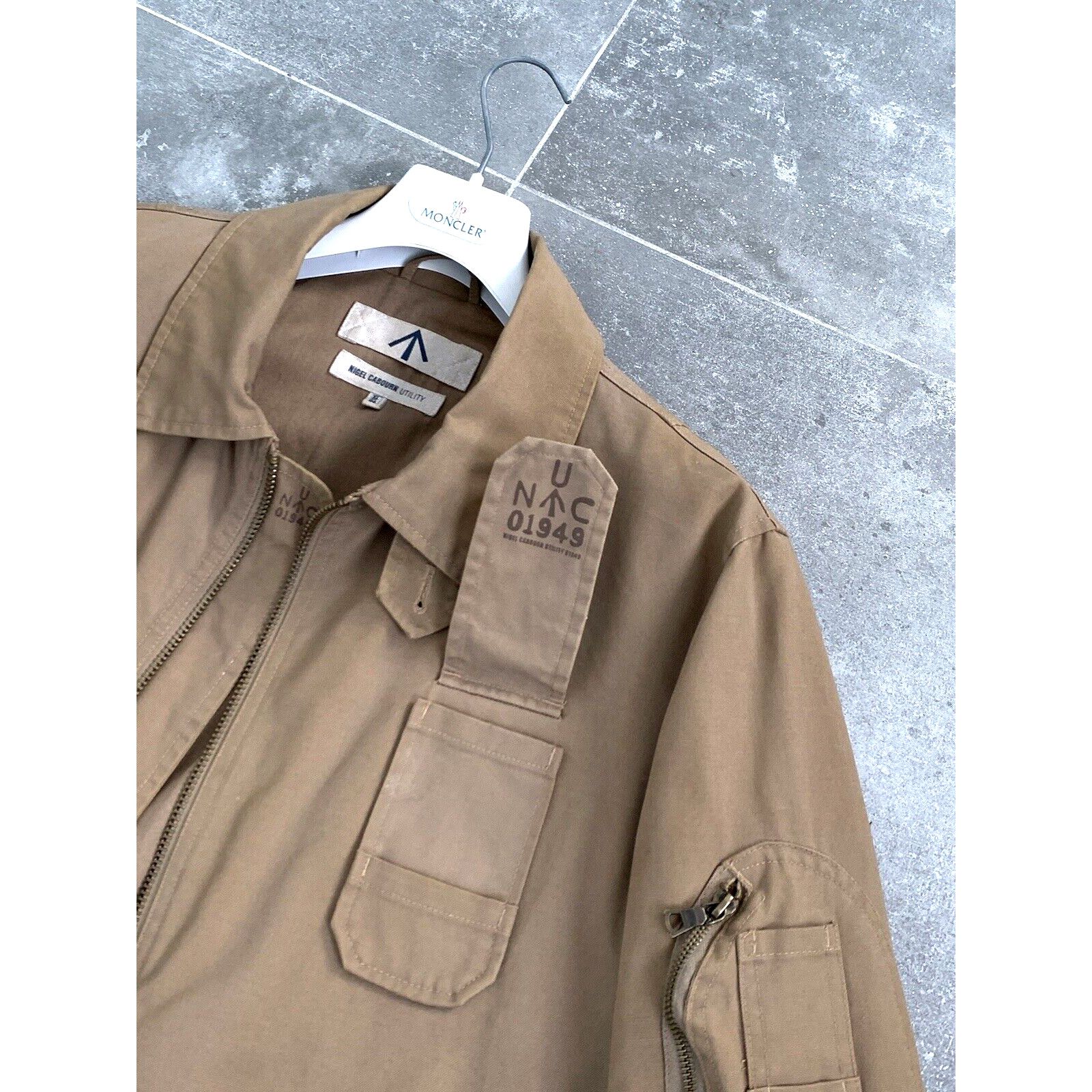 Nigel Cabourn Men's NIGEL CABOURN Utility Bomber Coat Jacket Size XL EU 54 Size US XL / EU 56 / 4 - 18 Thumbnail