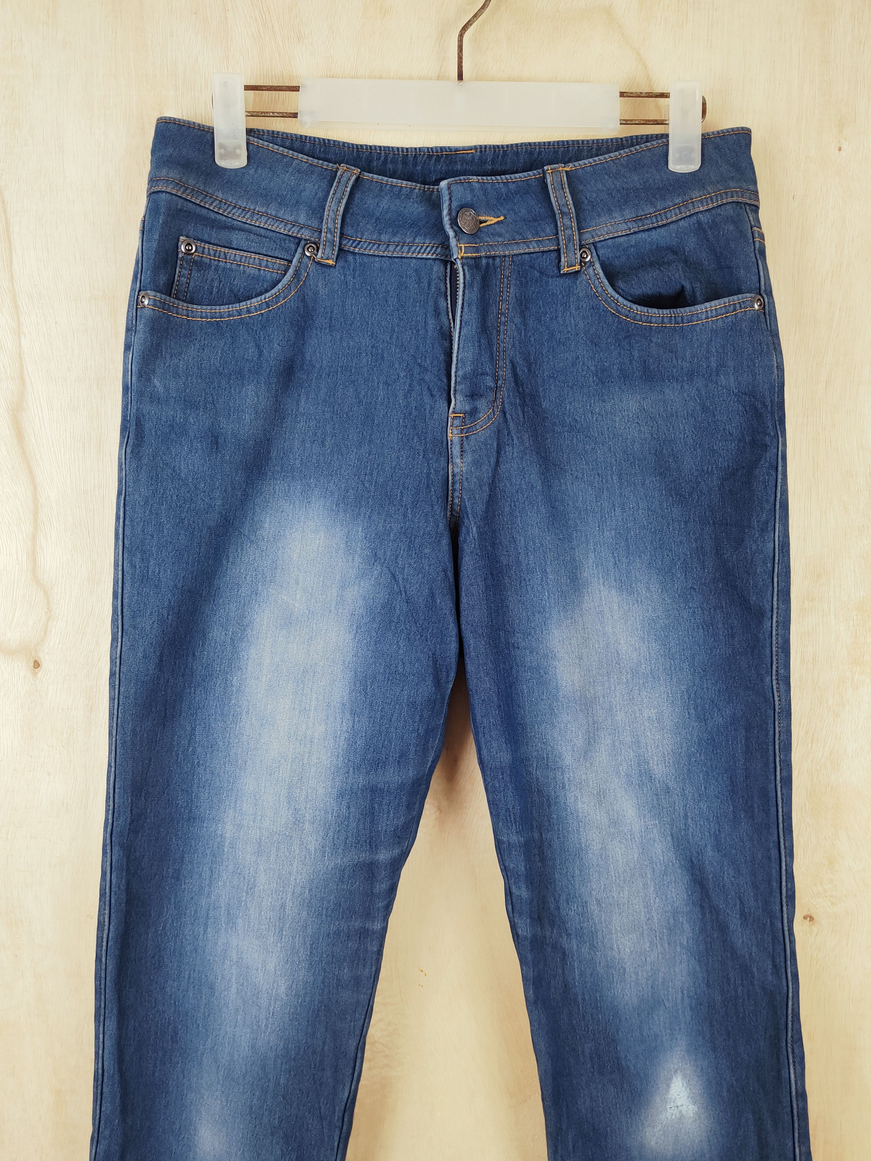 Japanese Brand Japanese Brand Blue Distressed Ripped Soft Jeans #S2502 Size 30" / US 8 / IT 44 - 2 Thumbnail