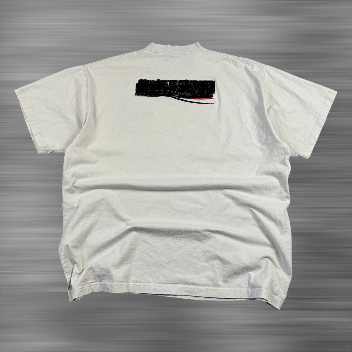 Balenciaga Balenciaga Gaffer Tapped Political Logo T-Shirt Size US XL / EU 56 / 4 - 4 Thumbnail