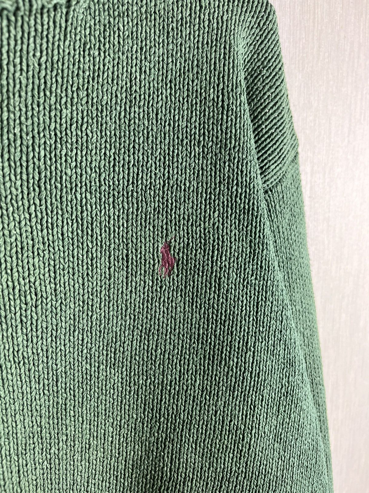 Polo Ralph Lauren × Vintage Vintage Polo by Ralph Lauren knit crewneck sweater forest Size US M / EU 48-50 / 2 - 9 Thumbnail