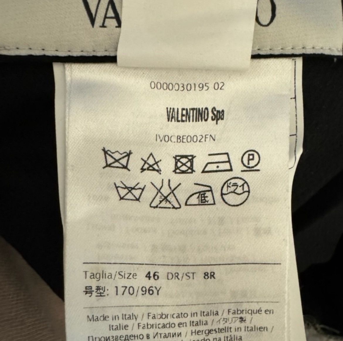 Valentino Valentino men Two Piece suits Size 36R - 7 Thumbnail