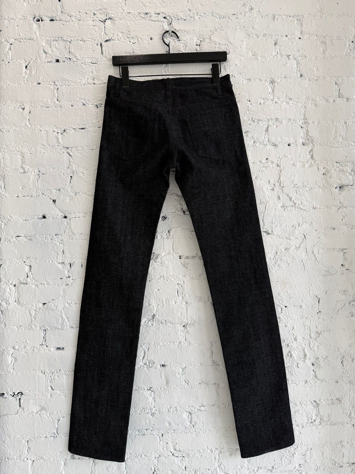 Dior A/W 2007 DIOR HOMME BLACK RAW DENIM Size US 28 / EU 44 - 2 Thumbnail