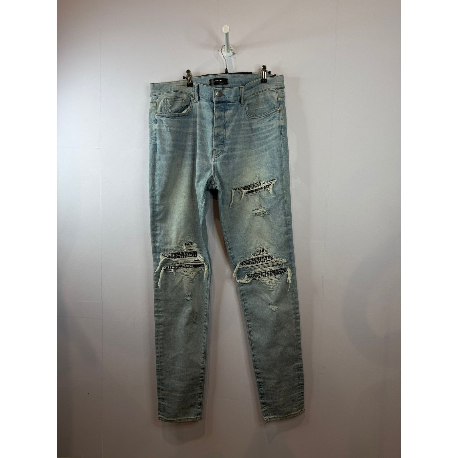 Amiri Amiri MX1 Zebra Patch Jeans Size US 38 / EU 54 - 2 Thumbnail