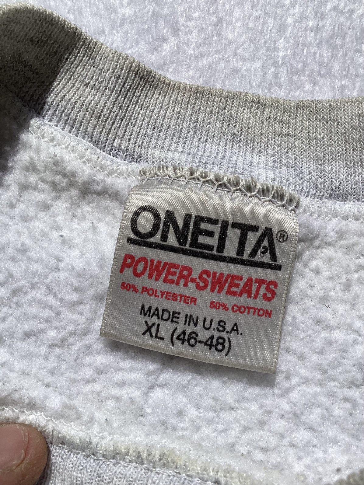 Other × Vintage Vintage 90s Oregon nature grey Oneita sweatshirt Size US XL / EU 56 / 4 - 4 Thumbnail