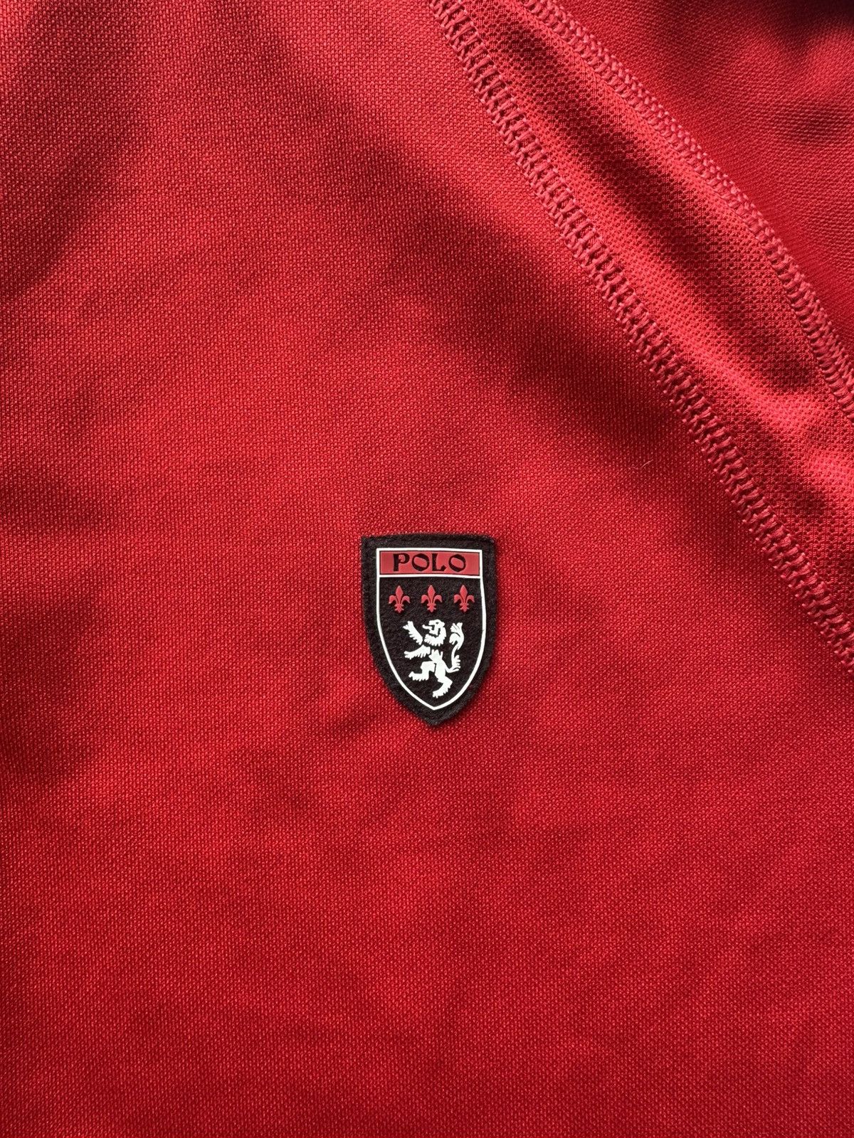 Polo Ralph Lauren Vintage Polo Sport Ralph Lauren Red 1/4 Zip Up sweatshirt Size US L / EU 52-54 / 3 - 3 Thumbnail