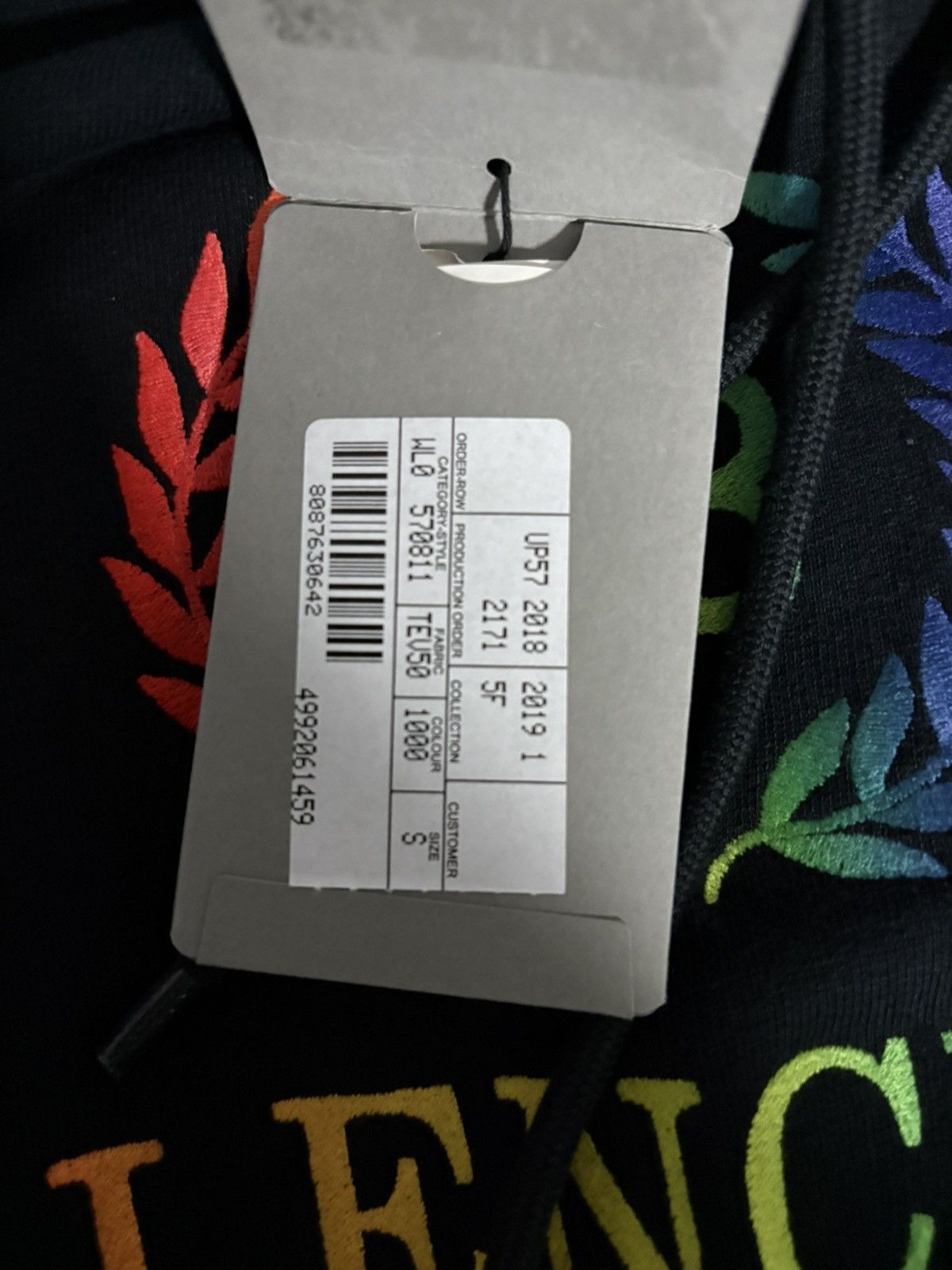 Balenciaga Balenciaga Rainbow Logo Hoodie Size US S / EU 44-46 / 1 - 9 Thumbnail
