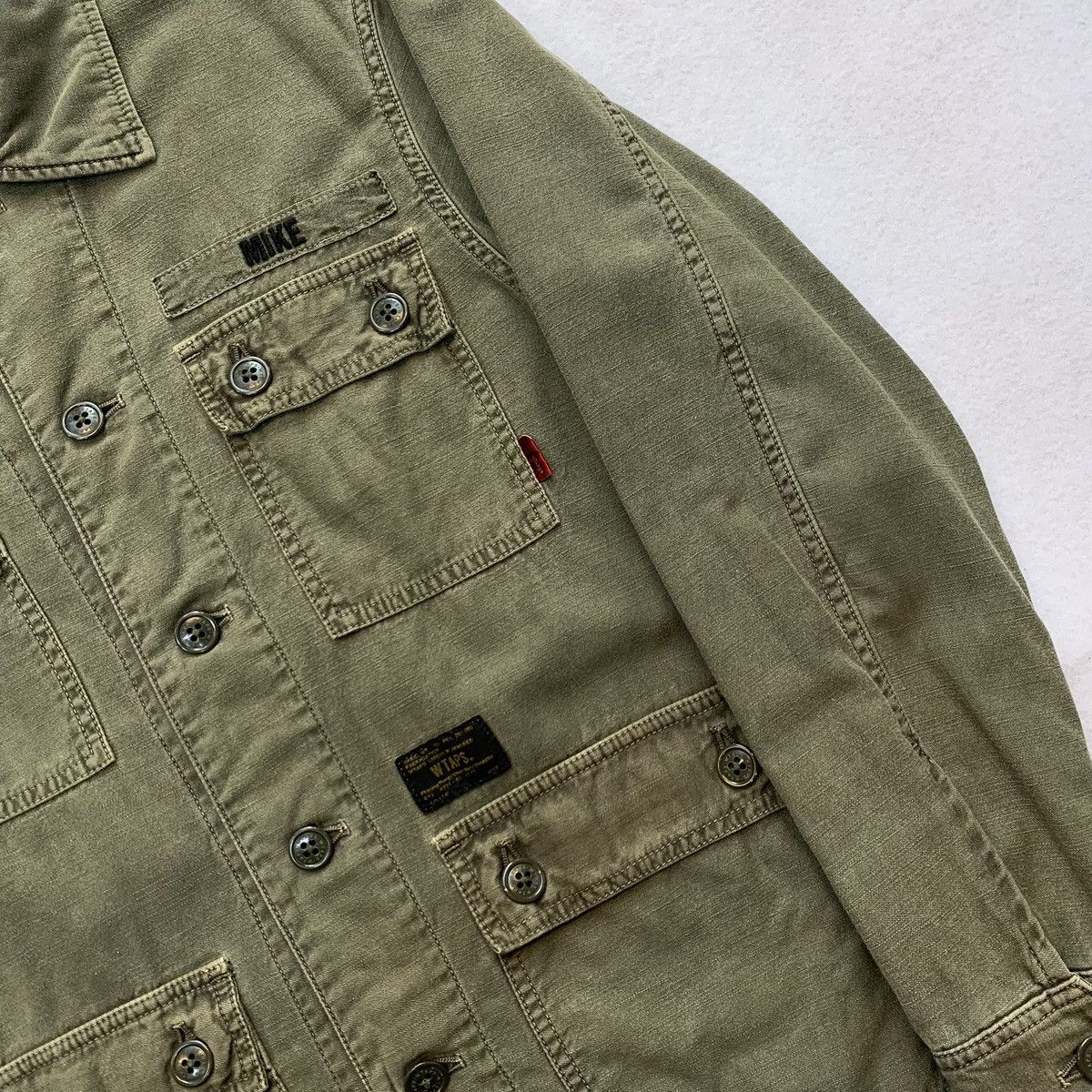 Wtaps WTAPS AW2013 "LIFIST" Military Sateen Shirt Jacket Size US M / EU 48-50 / 2 - 5 Thumbnail