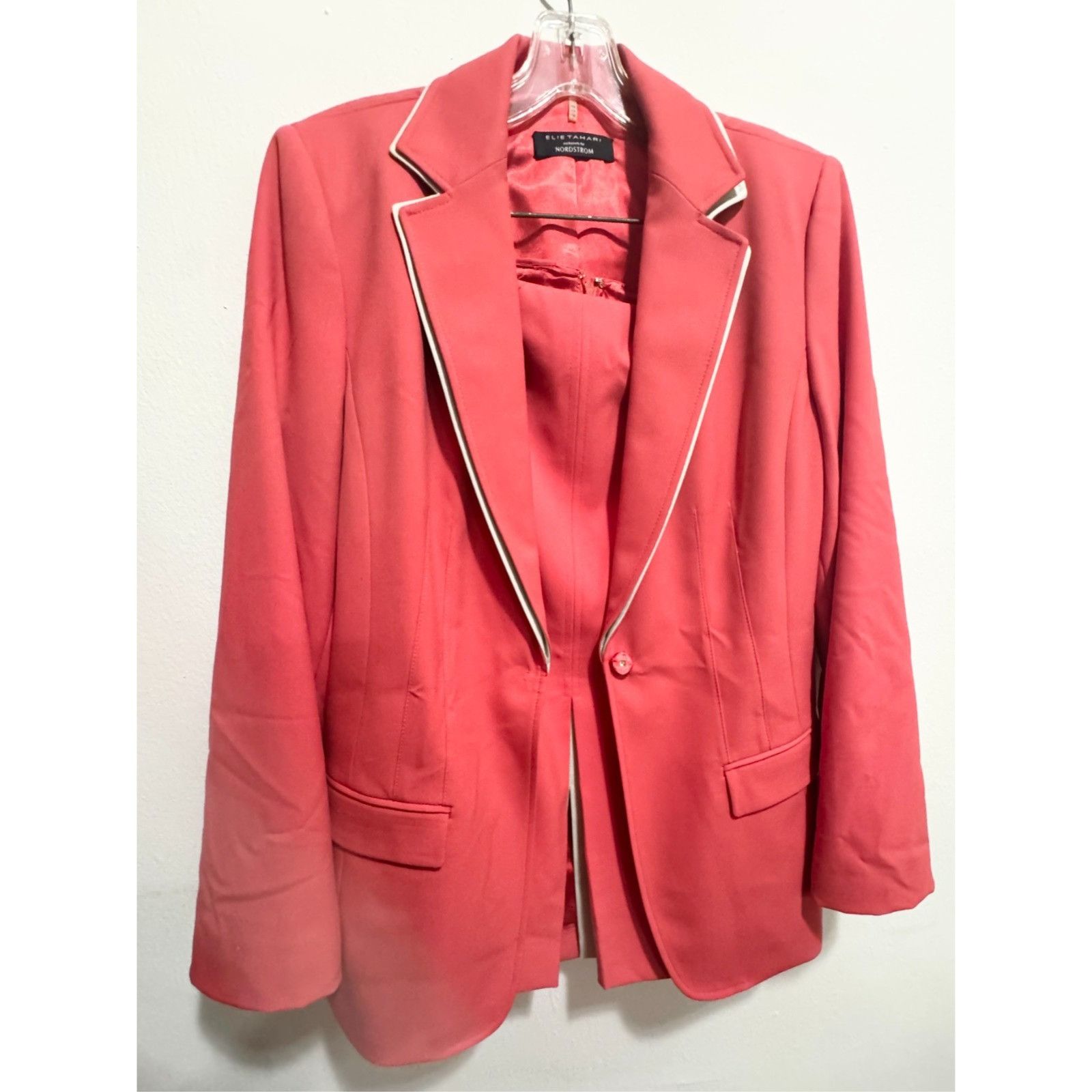 Other Elie Tahari for Nordstrom Pink Blazer & skirt suit set Size Size L / US 10 / IT 46 - 1 Thumbnail