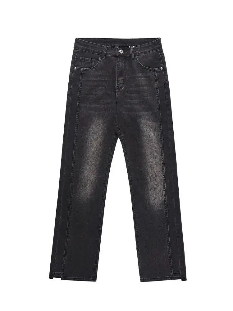 Japanese Brand Retro loose straight leg micro flared jeans Size US 32 / EU 48 - 5 Thumbnail