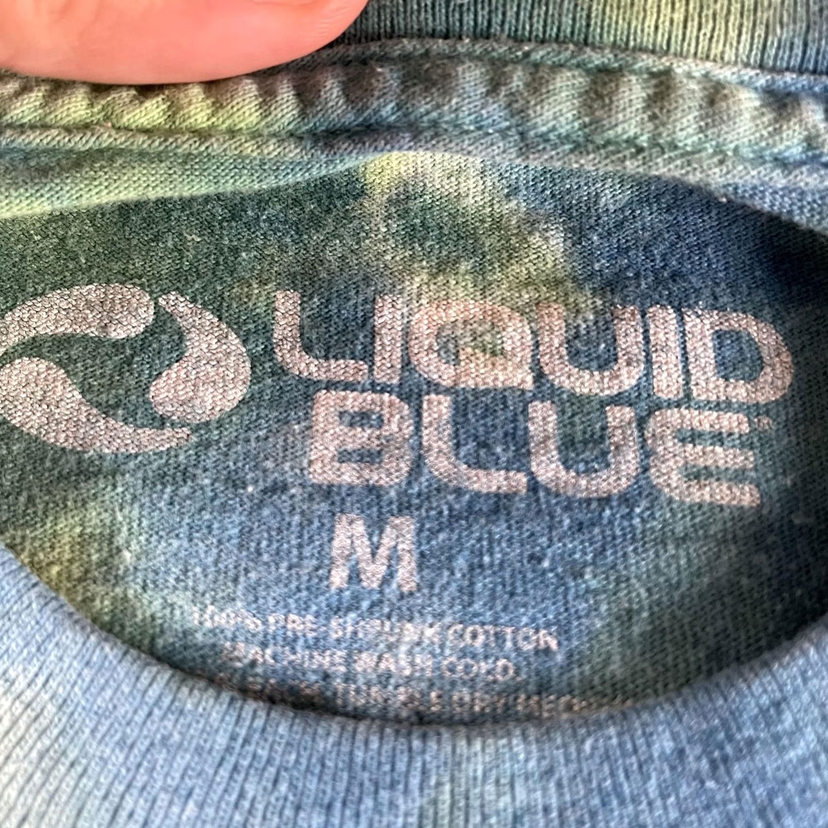 Liquid Blue VINTAGE Woodstock Shirt Mens M Tie-Dye 3 Days of Peace & Music Liquid Blue Graphic Tee Team Tee Mens Size US M / EU 48-50 / 2 - 3 Thumbnail