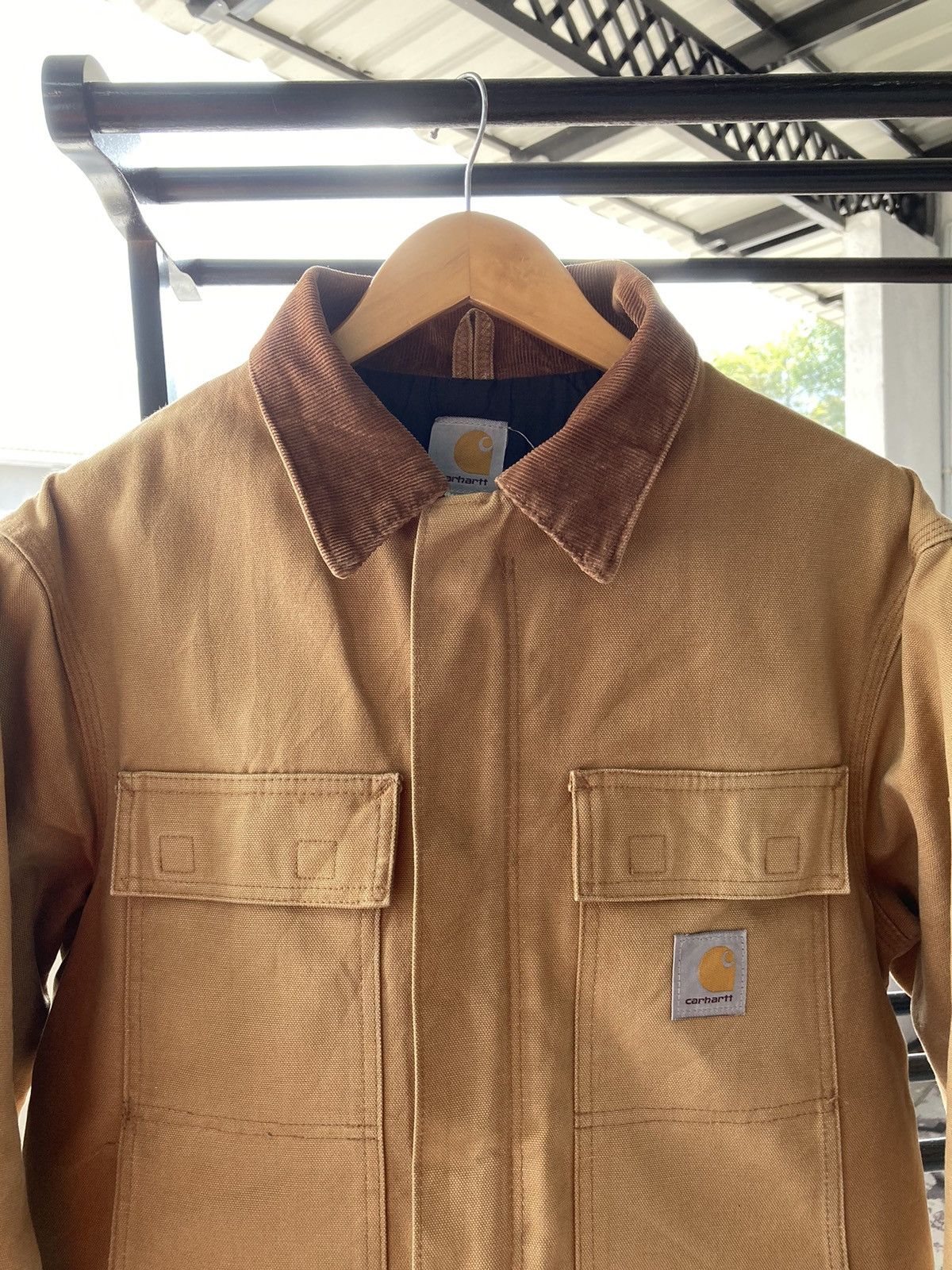 Carhartt × Vintage Vtg Carhartt Brown Duck Insulated Traditional Coat Size US M / EU 48-50 / 2 - 7 Thumbnail